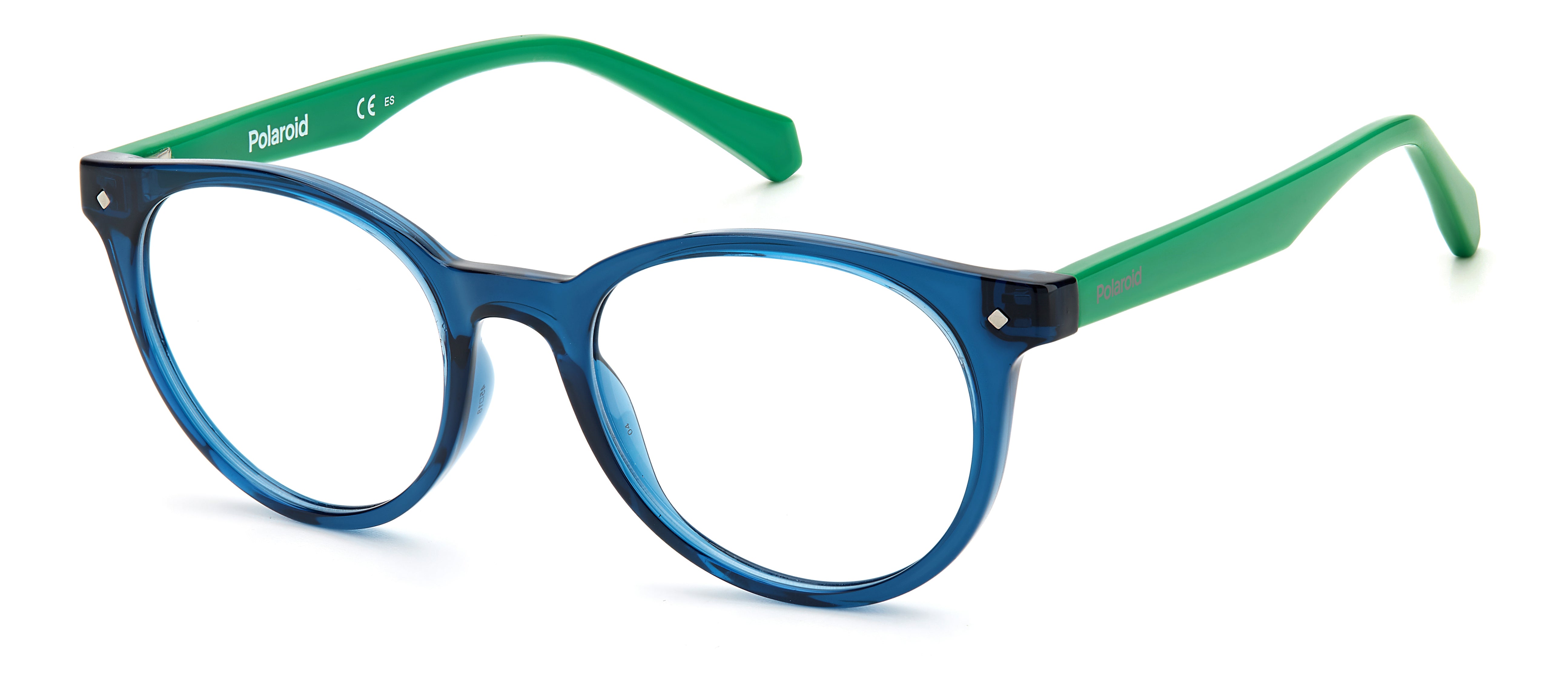 Polaroid Bambino Polaroid PLD D814 RNB Montature da vista bambino Plastica Blu / Verde Pantos Polaroid Bambino Polaroid PLD D814 RNB Montature da vista bambino Plastica Blu / Verde Pantos