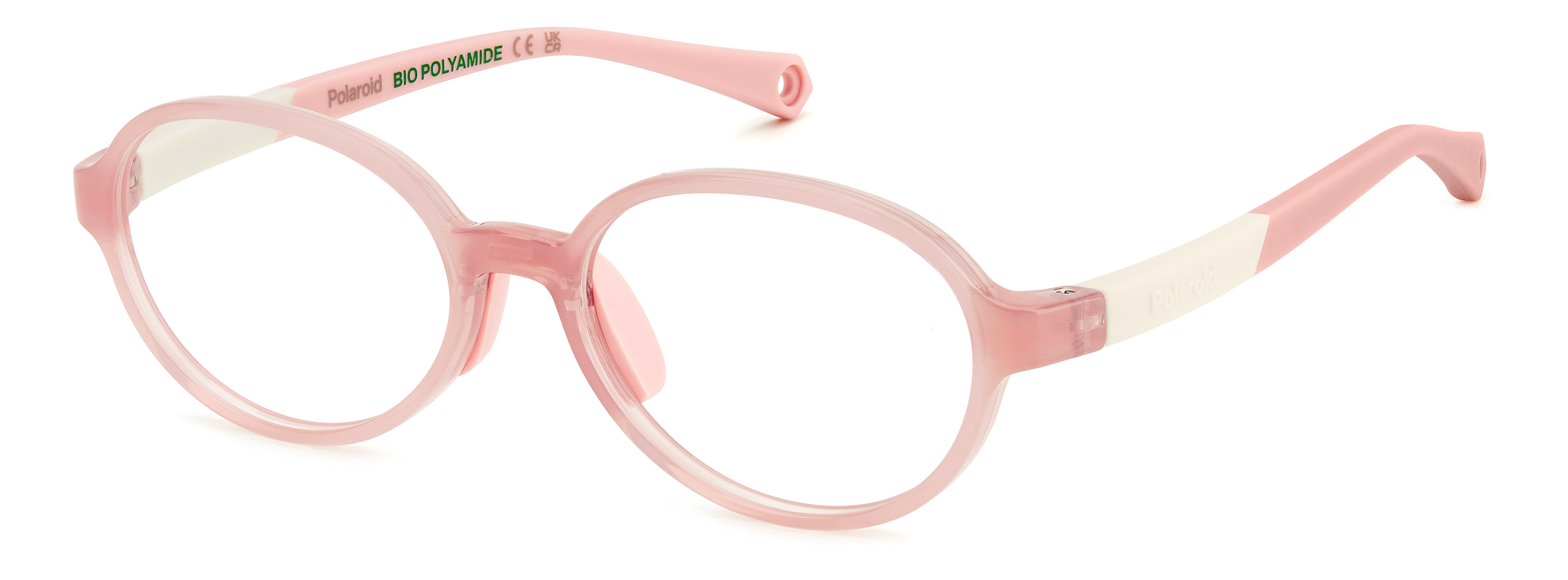 Polaroid Bambino Polaroid PLD D840 35J Montature da vista bambino Eco-poliammide Rosa Rotonda Normale Polaroid Bambino Polaroid PLD D840 35J Montature da vista bambino Eco-poliammide Rosa Rotonda Normale