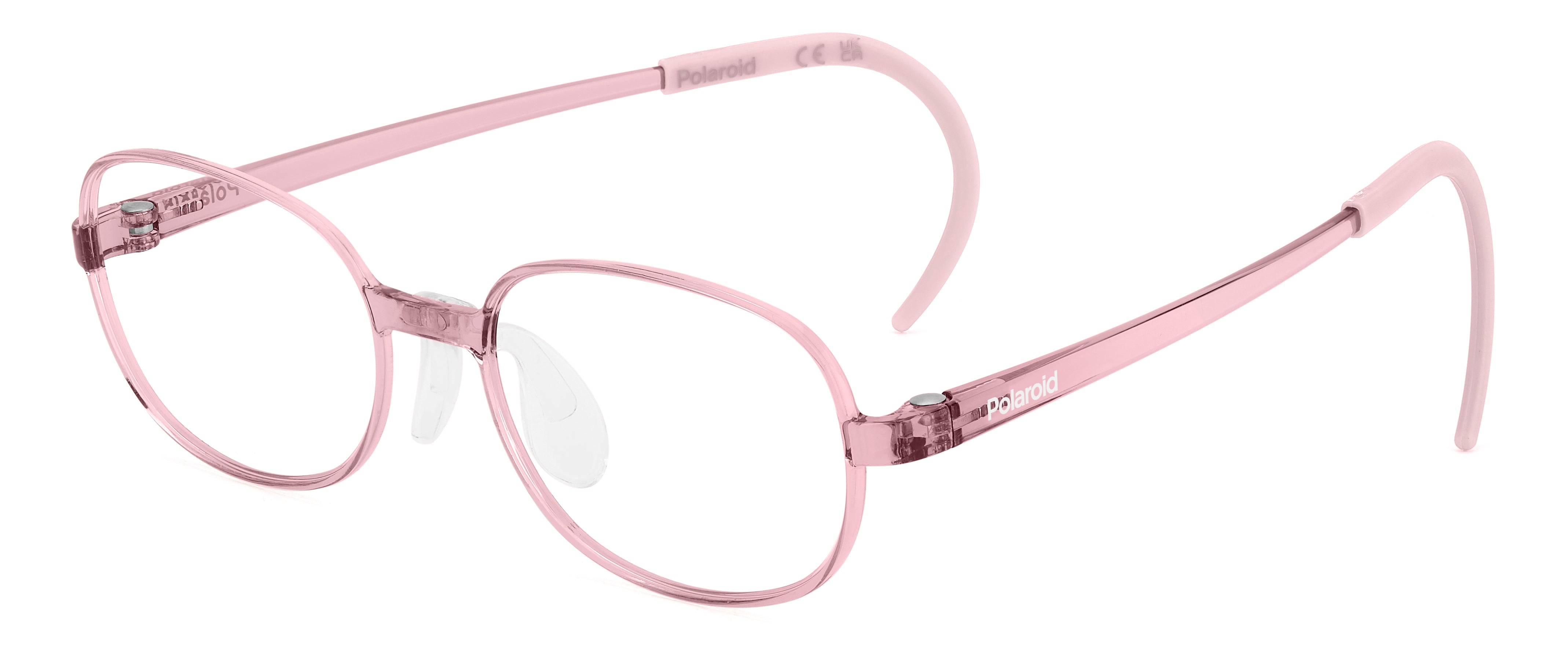 Polaroid Bambino Polaroid PLD D843 35J Montature da vista bambino Polyamide Rosa Squadrata Normale