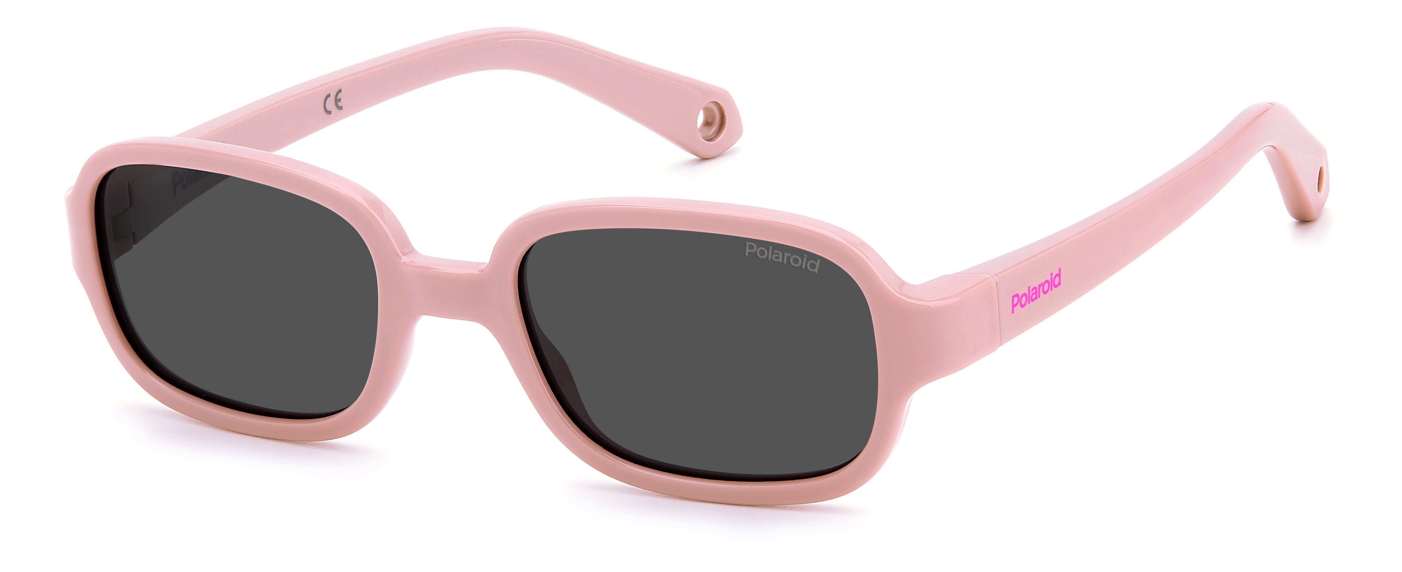 Polaroid Bambino Polaroid PLD K003/S 35J/M9 Occhiali da sole bambino Policarbonato Rosa Grigio Squadrata Polarizzata