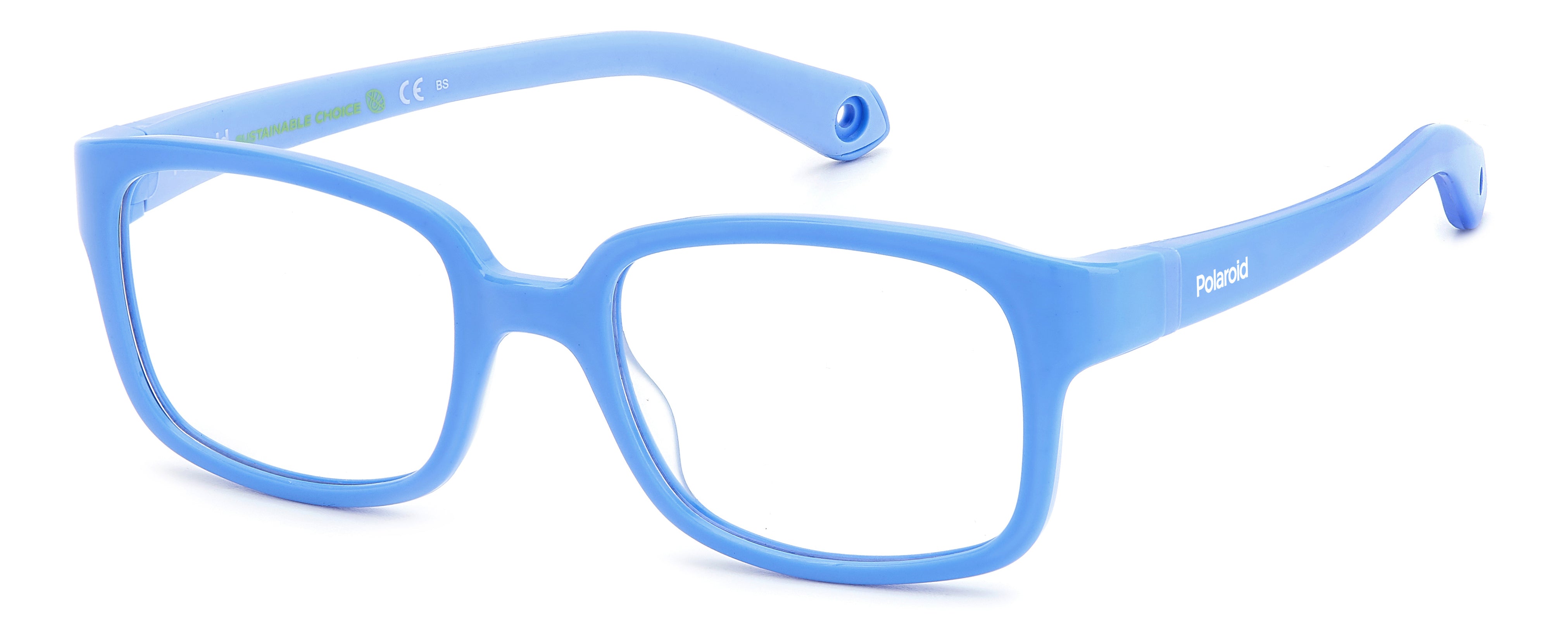 Polaroid Bambino Polaroid PLD K005 MVU Montature da vista bambino Plastica Azzurro Squadrata Polaroid Bambino Polaroid PLD K005 MVU Montature da vista bambino Plastica Azzurro Squadrata