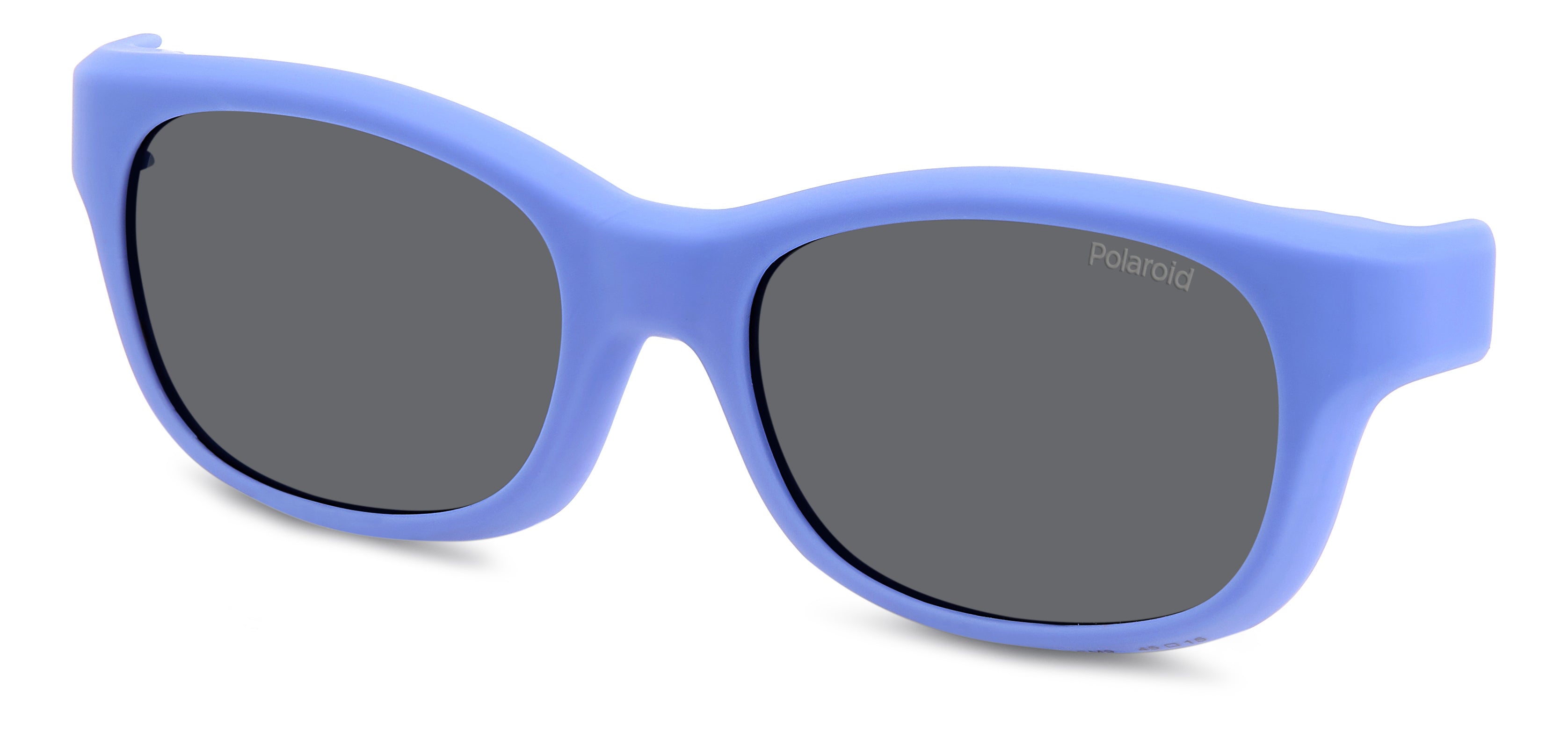 Polaroid Bambino Polaroid PLD K006 CL-ON 09S/M9 Occhiali da sole bambino Plastica Lilla Grigio Squadrata Polarizzata