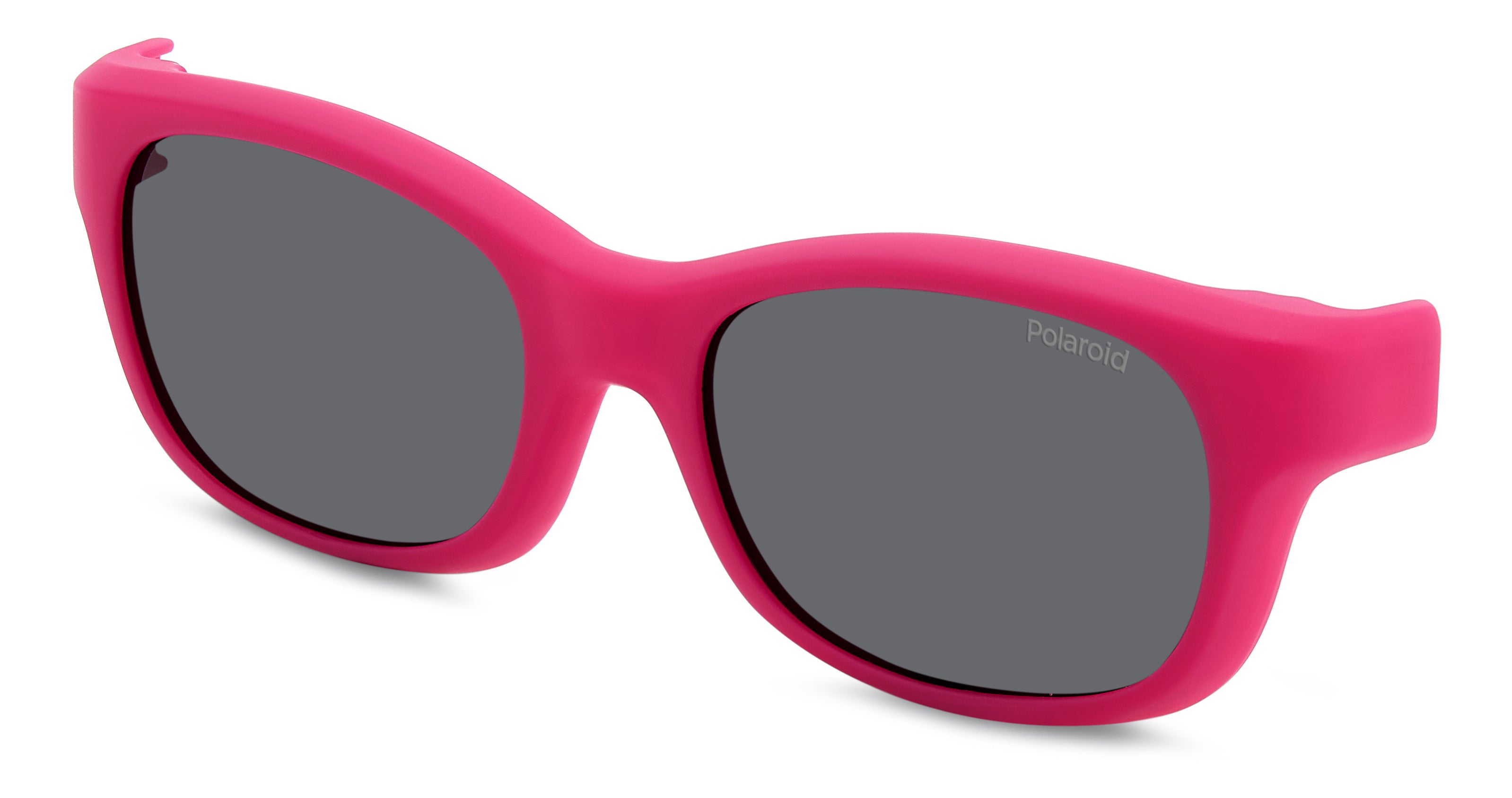 Polaroid Bambino Polaroid PLD K006 CL-ON 8KJ/M9 Occhiali da sole bambino Plastica Rosa Grigio Squadrata Polarizzata