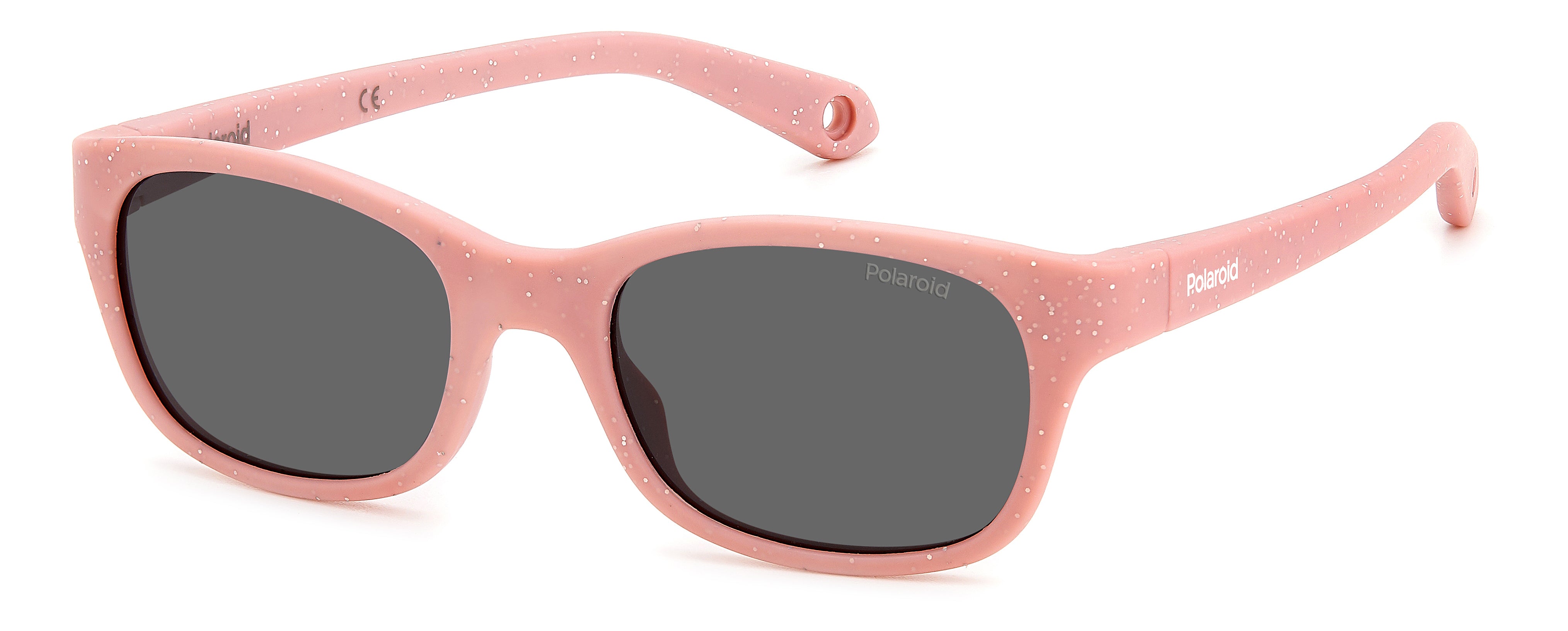 Polaroid Bambino Polaroid PLD K006/S W66/M9 Occhiali da sole bambino Plastica Rosa Grigio Squadrata Polarizzata