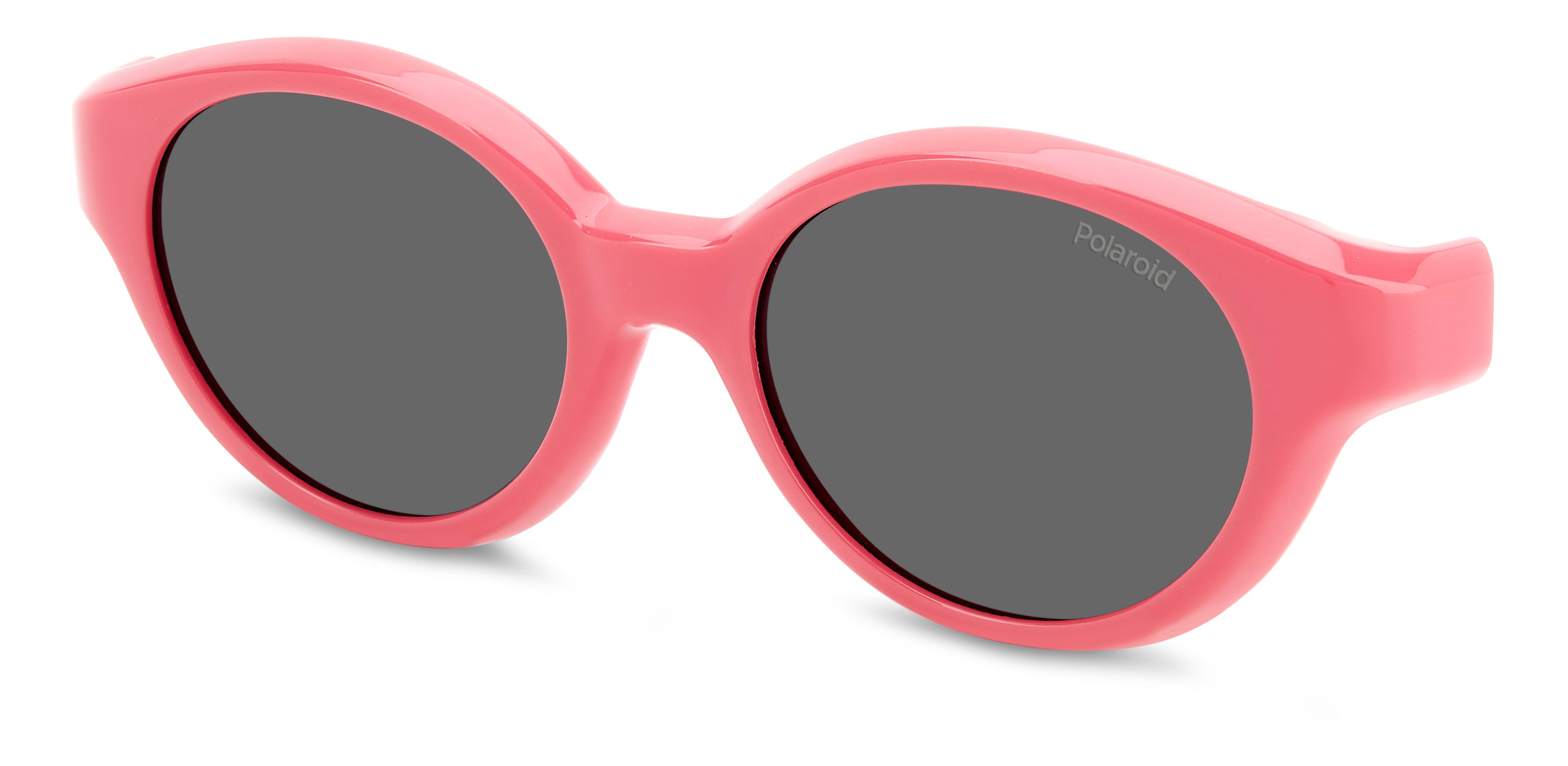 Polaroid Bambino Polaroid PLD K007 CL-ON 35J/M9 Occhiali da sole bambino Plastica Rosa Grigio Rotonda Polarizzata