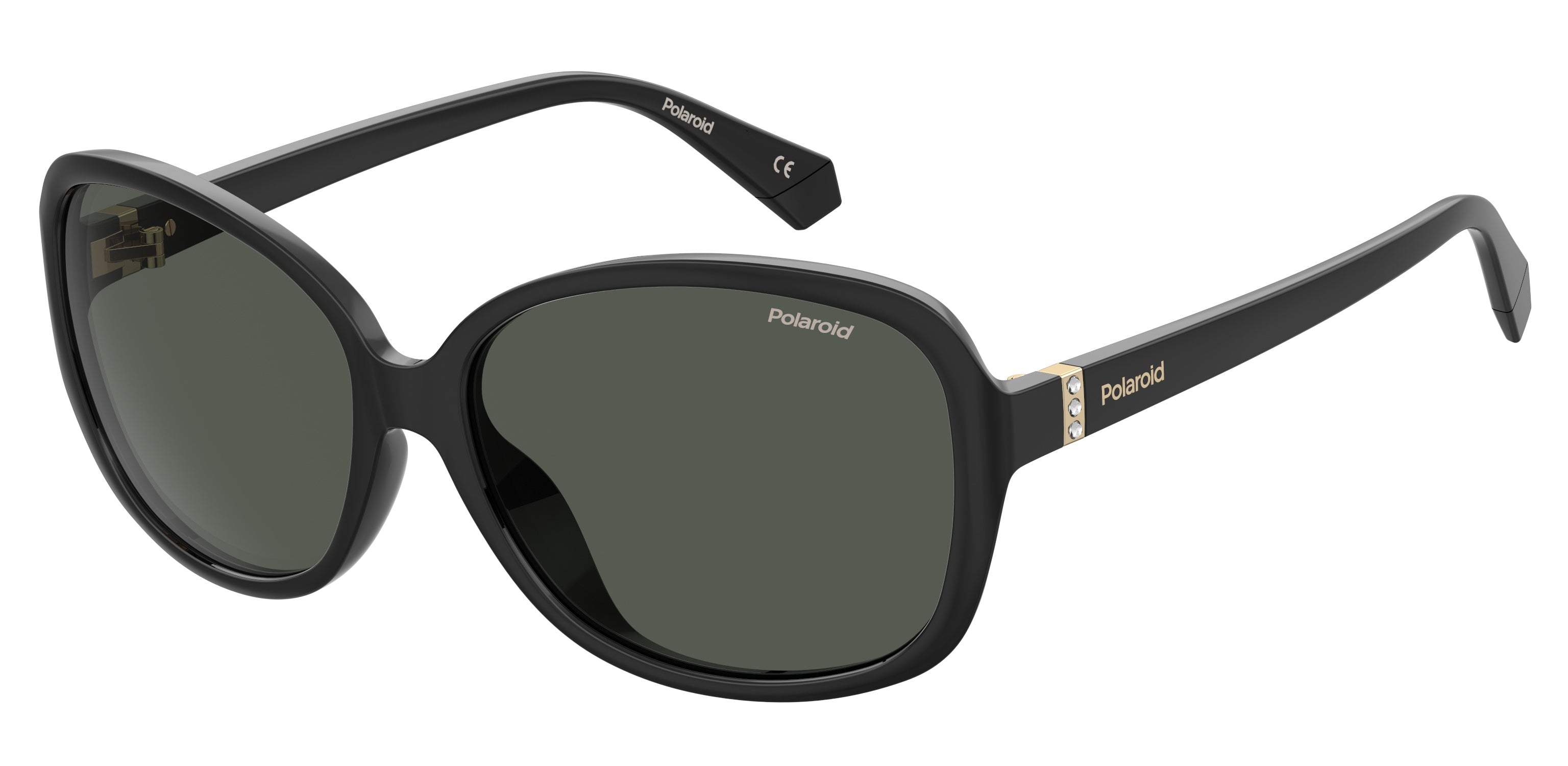 Polaroid Donna Polaroid PLD 4098/S 807/M9 Occhiali da sole Plastica Nero Grigio Rotonda