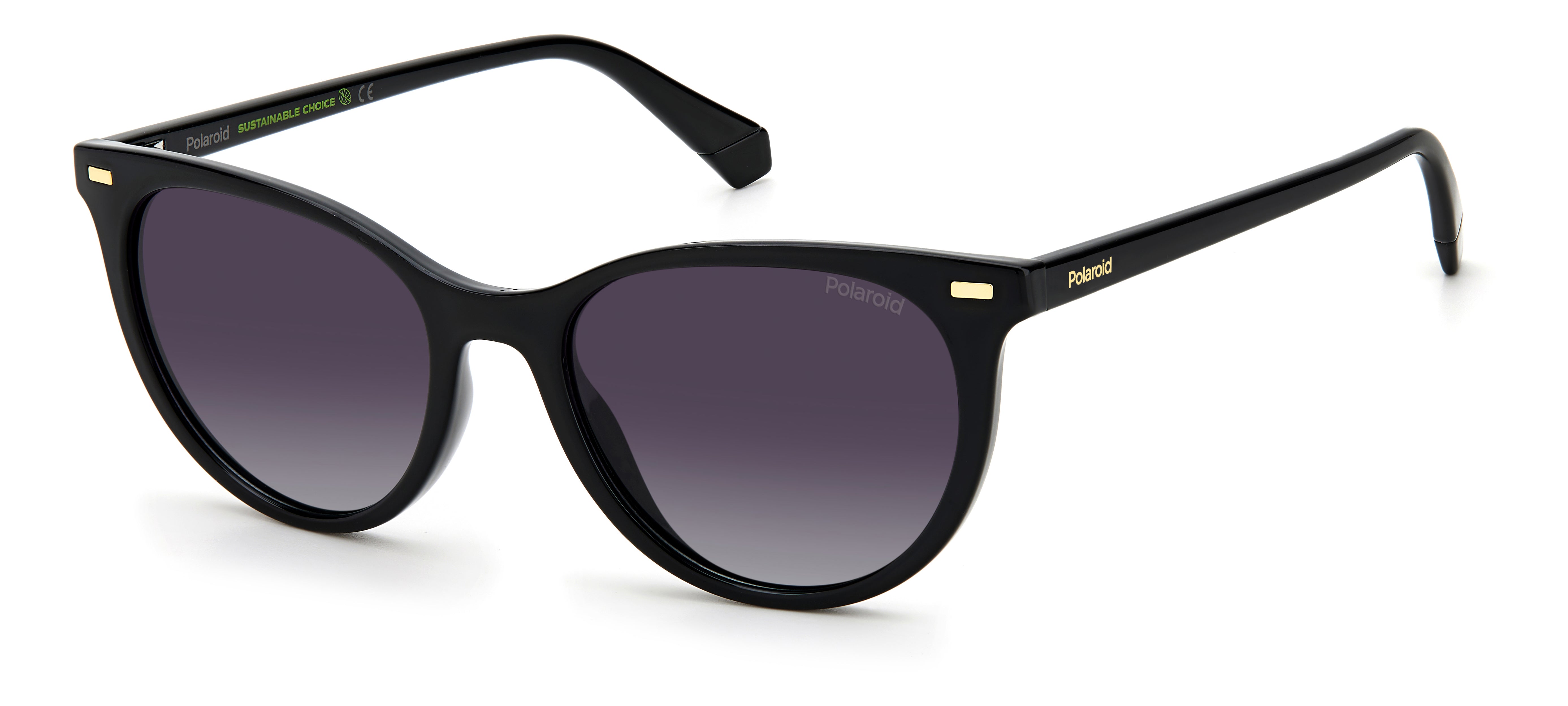 Polaroid Donna Polaroid PLD 4107/S 807/WJ Occhiali da sole Plastica Nero Grigio Cat Eye Polarizzata Sfumato Polaroid Donna Polaroid PLD 4107/S 807/WJ Occhiali da sole Plastica Nero Grigio Cat Eye Polarizzata Sfumato