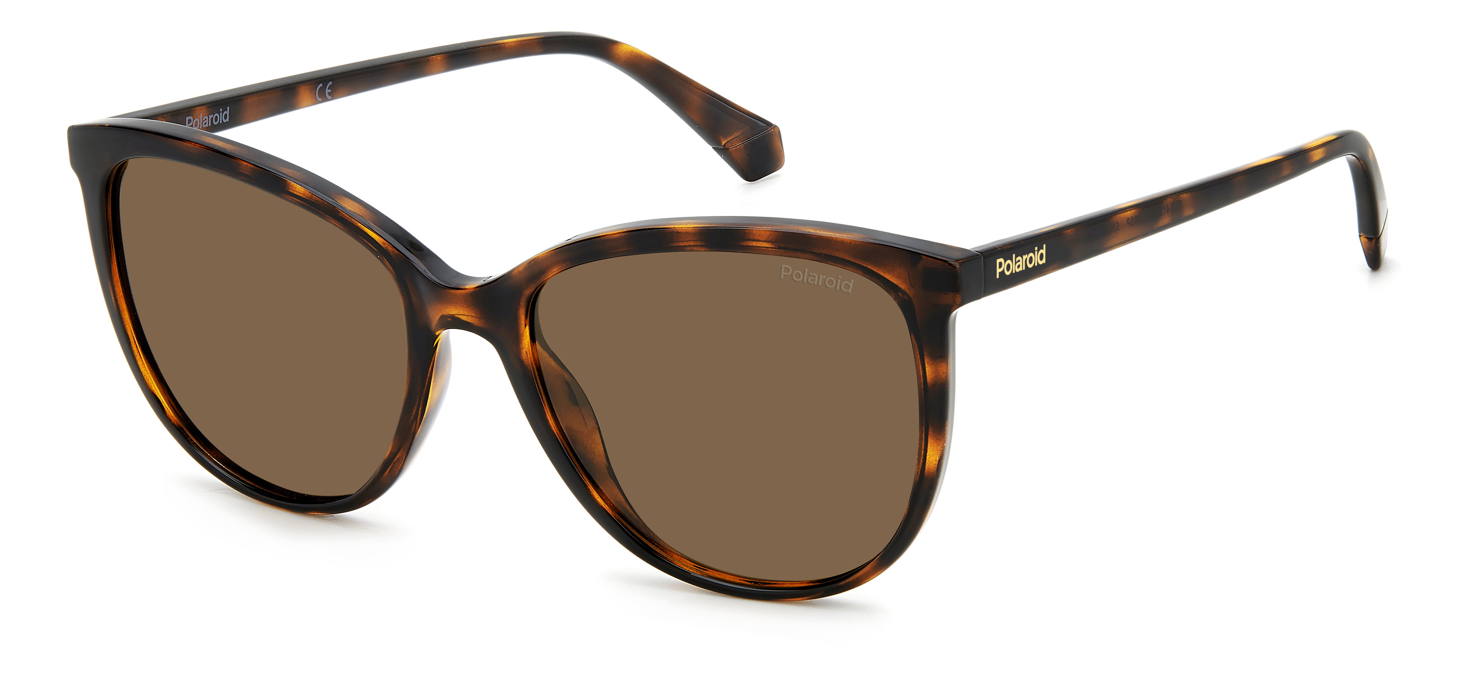 Polaroid Donna Polaroid PLD 4138/S 086/SP Occhiali da sole Plastica Havana Marrone Cat Eye Polarizzata
