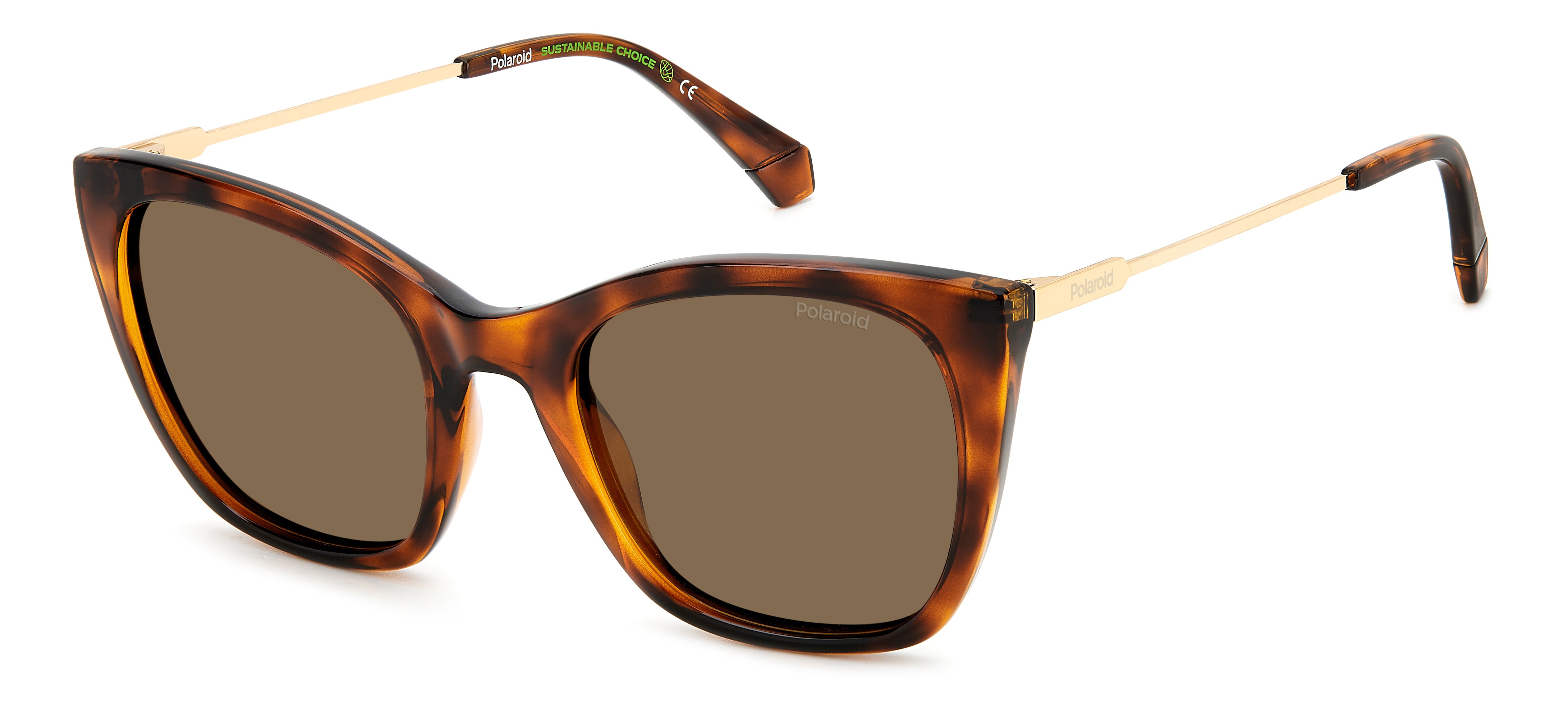 Polaroid Donna Polaroid PLD 4144/S/X 086/SP Occhiali da sole Plastica Havana Marrone Farfalla Polarizzata Polaroid Donna Polaroid PLD 4144/S/X 086/SP Occhiali da sole Plastica Havana Marrone Farfalla Polarizzata