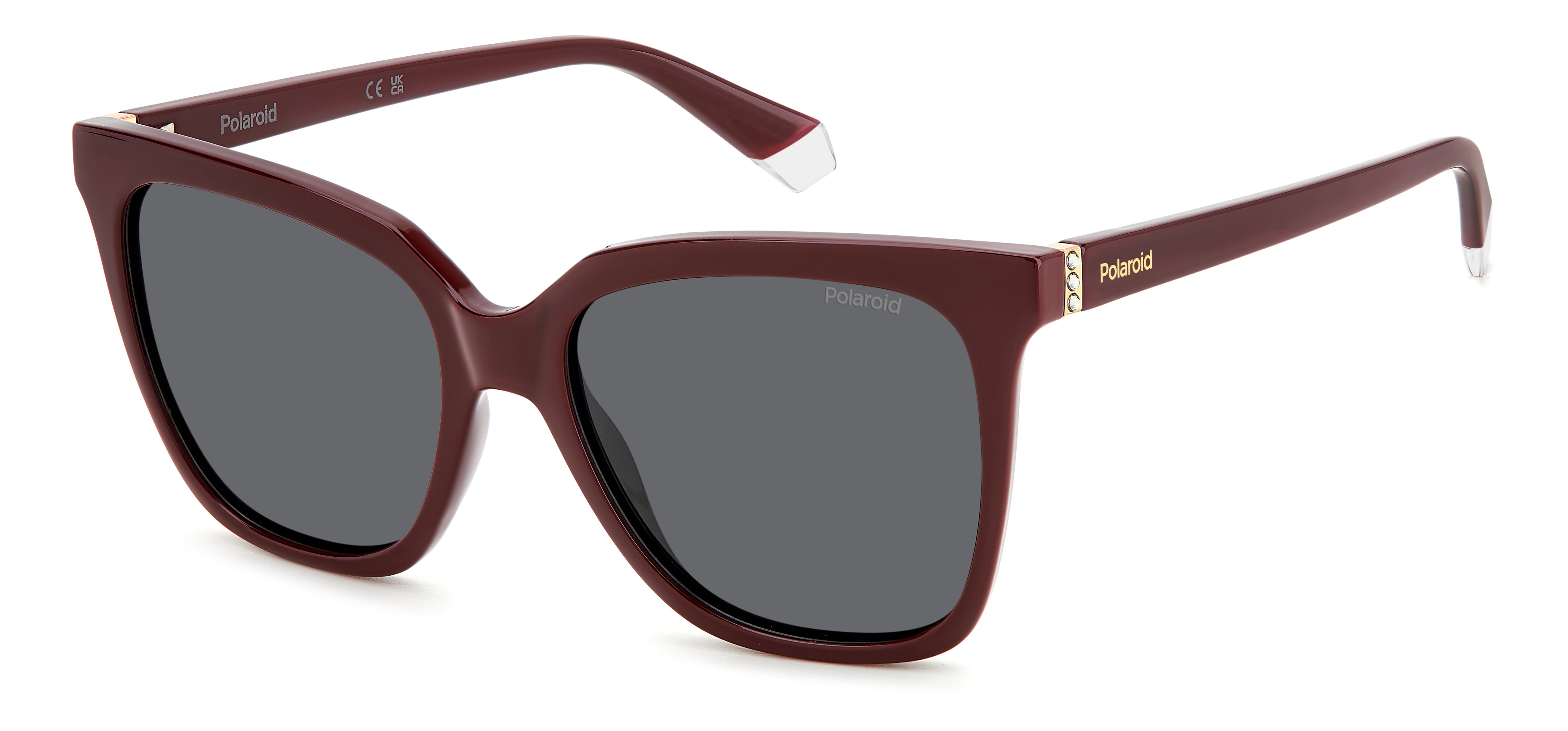 Polaroid Donna Polaroid PLD 4155/S/X LHF/M9 Occhiali da sole Plastica Bordeaux Grigio Squadrata Polarizzata Polaroid Donna Polaroid PLD 4155/S/X LHF/M9 Occhiali da sole Plastica Bordeaux Grigio Squadrata Polarizzata