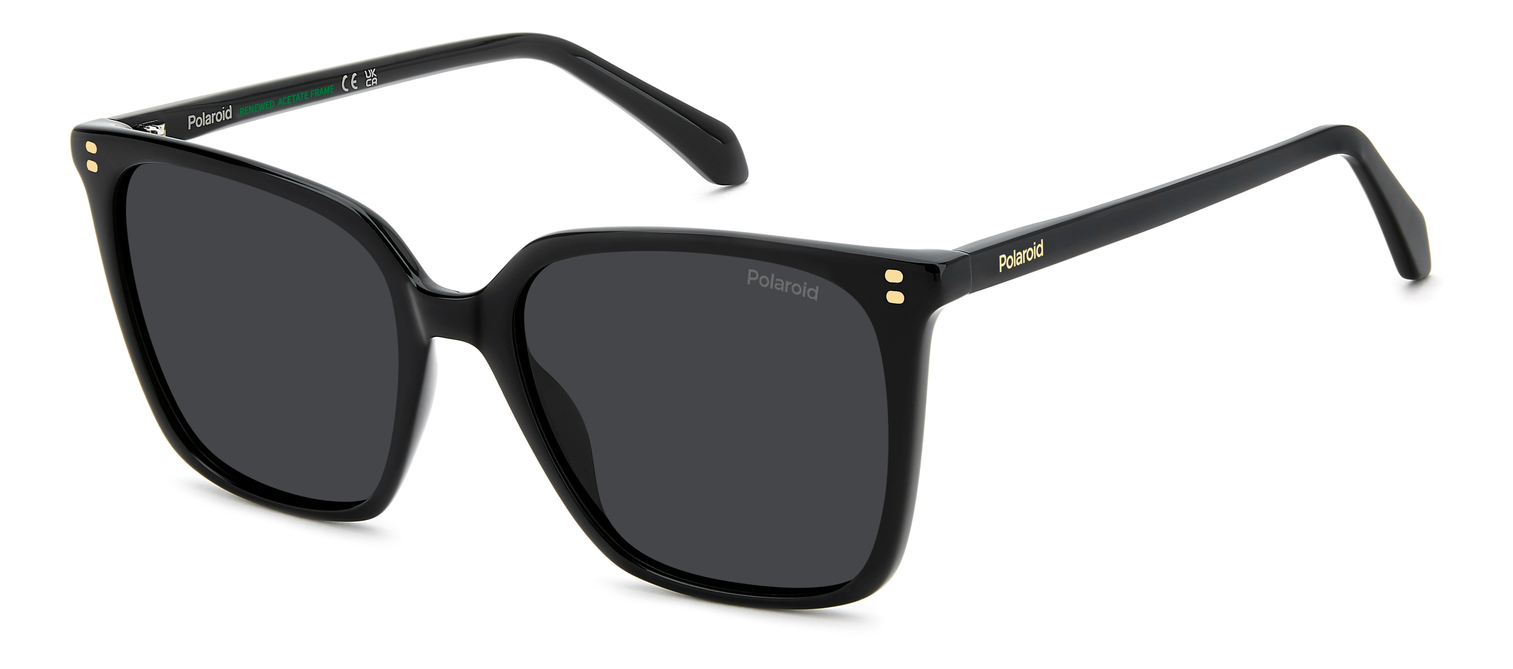 Polaroid Donna Polaroid PLD 4201/S/X 807/M9 Occhiali da sole Acetato Nero Grigio Squadrata Polarizzata Polaroid Donna Polaroid PLD 4201/S/X 807/M9 Occhiali da sole Acetato Nero Grigio Squadrata Polarizzata