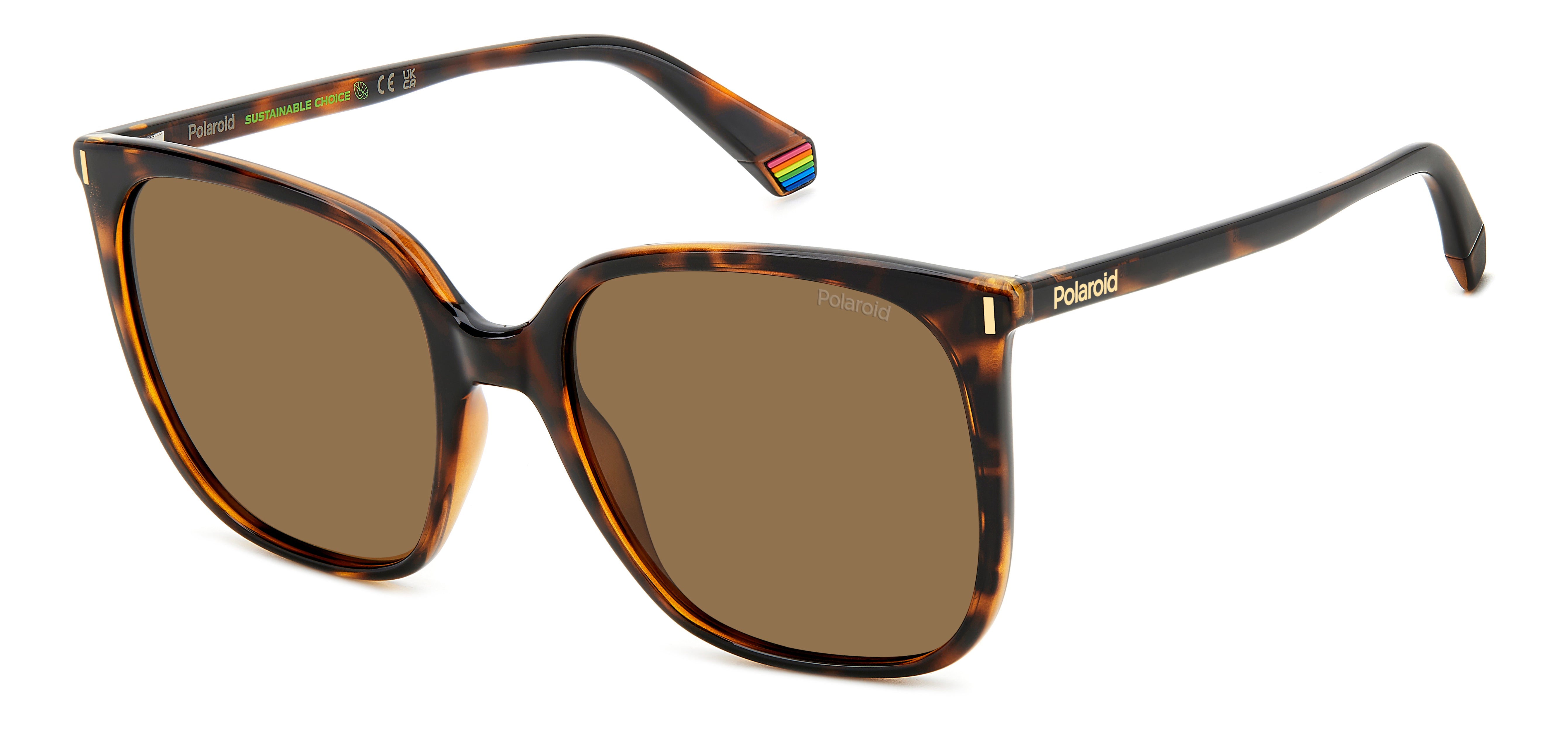 Polaroid Donna Polaroid PLD 6218/S 086/SP Occhiali da sole Plastica Havana Marrone Squadrata Polarizzata Polaroid Donna Polaroid PLD 6218/S 086/SP Occhiali da sole Plastica Havana Marrone Squadrata Polarizzata