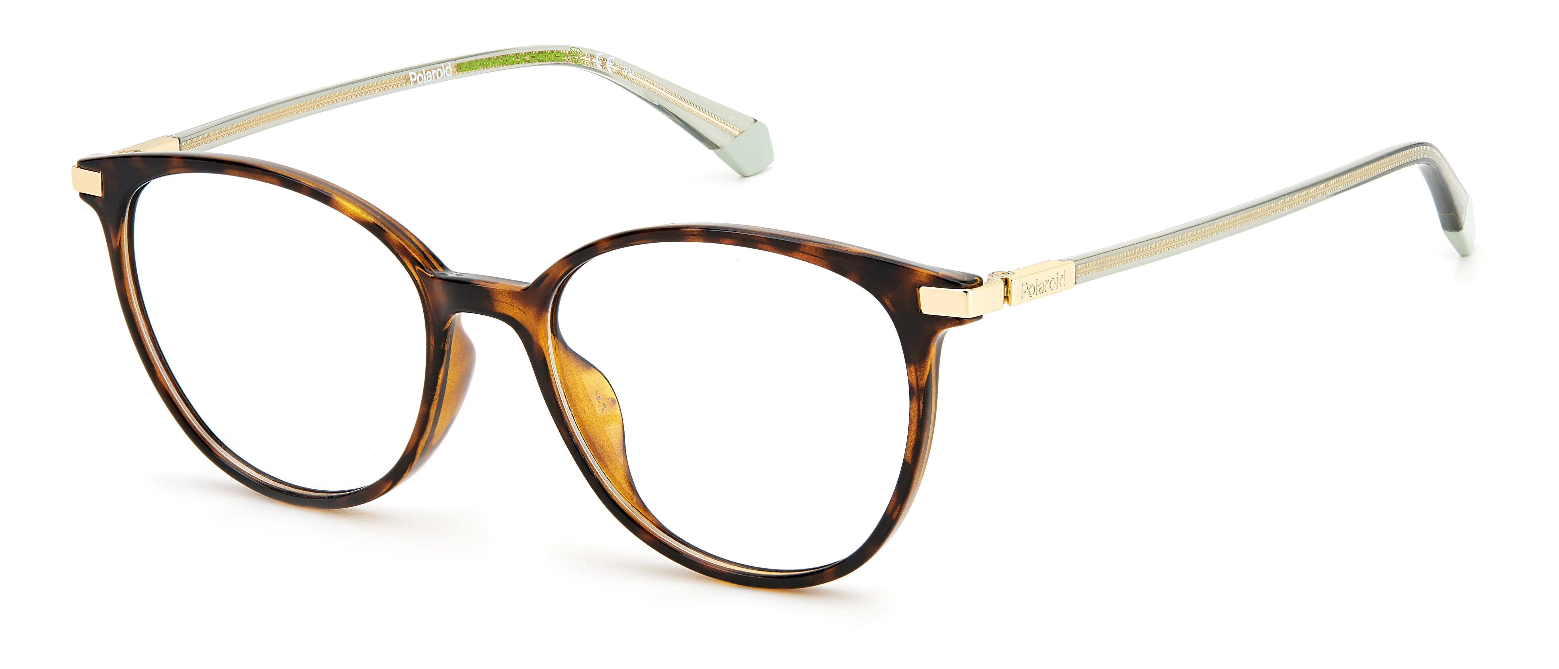 Polaroid Donna Polaroid PLD D459/G 086 Montature da vista Plastica Havana Cat Eye