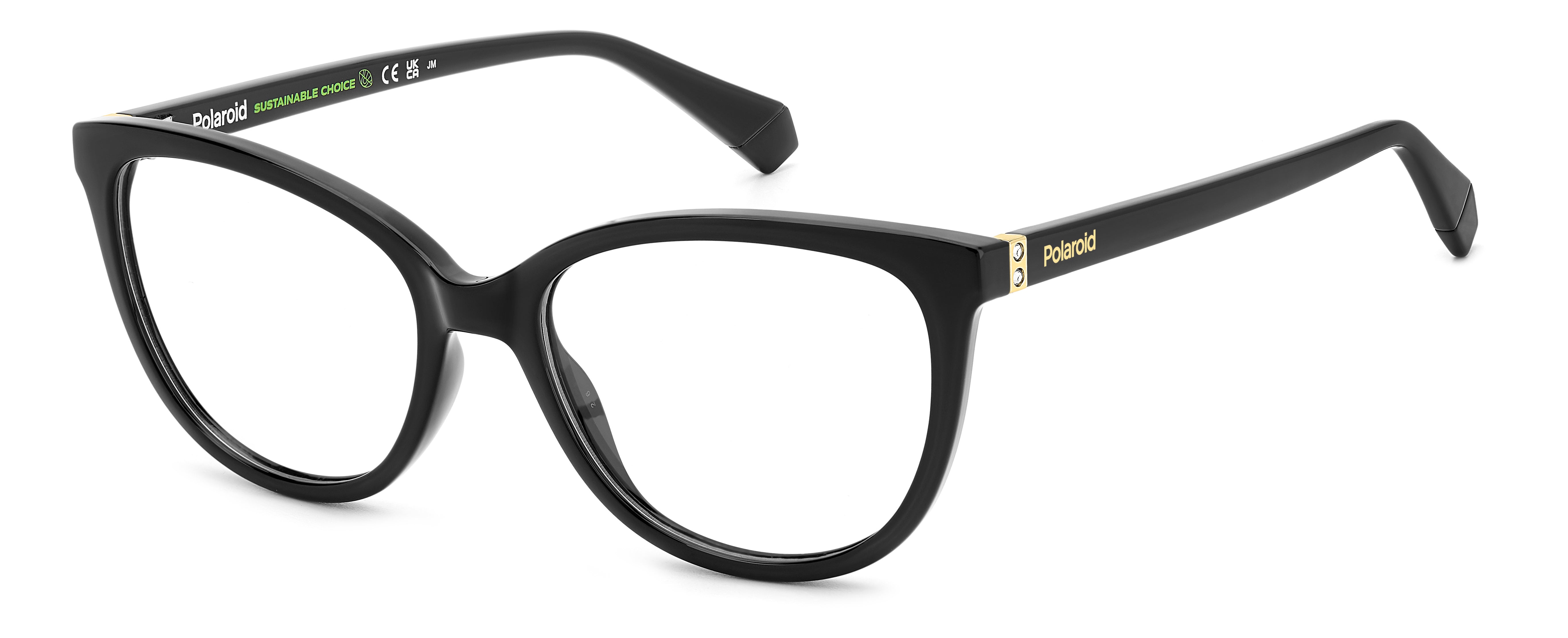 Polaroid Donna Polaroid PLD D504 807 Montature da vista Plastica Nero Cat Eye Polaroid Donna Polaroid PLD D504 807 Montature da vista Plastica Nero Cat Eye