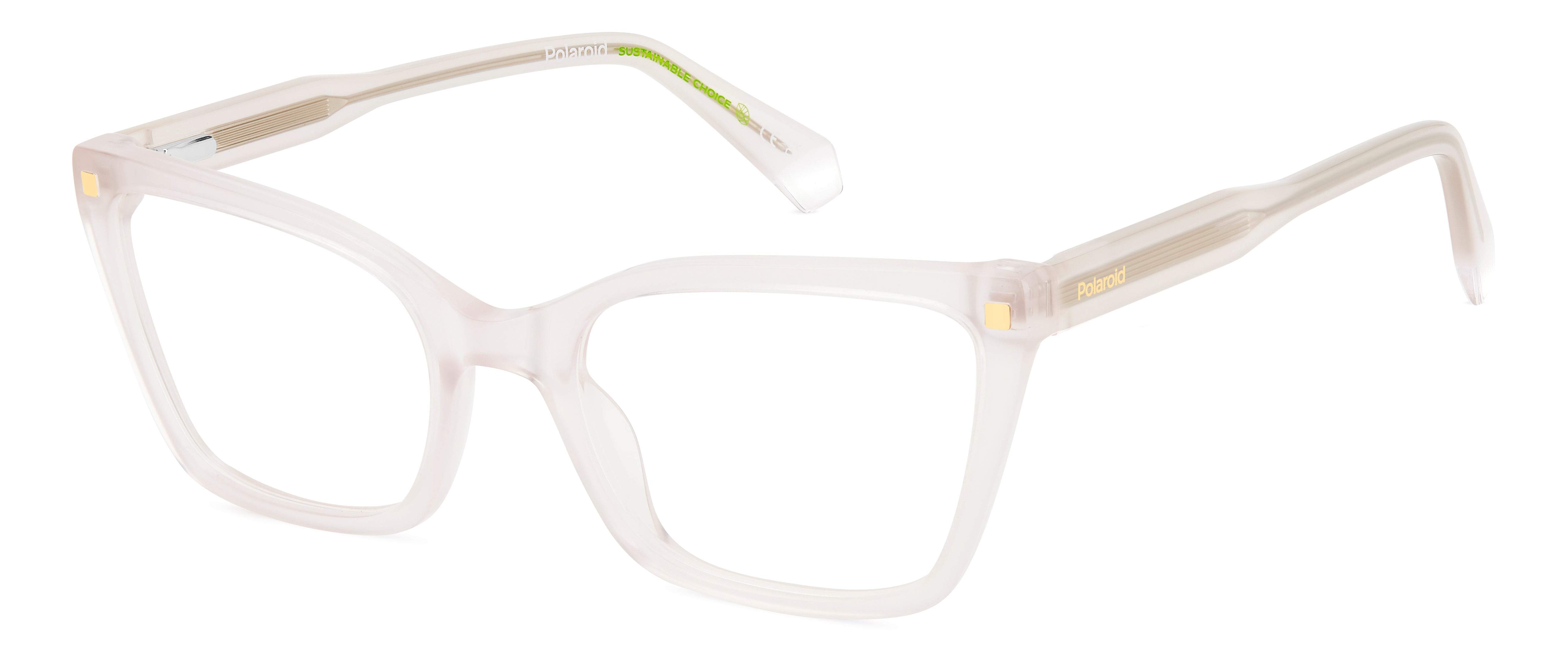 Polaroid Donna Polaroid PLD D520 KB7 Montature da vista Bio-acetato Grigio Squadrata