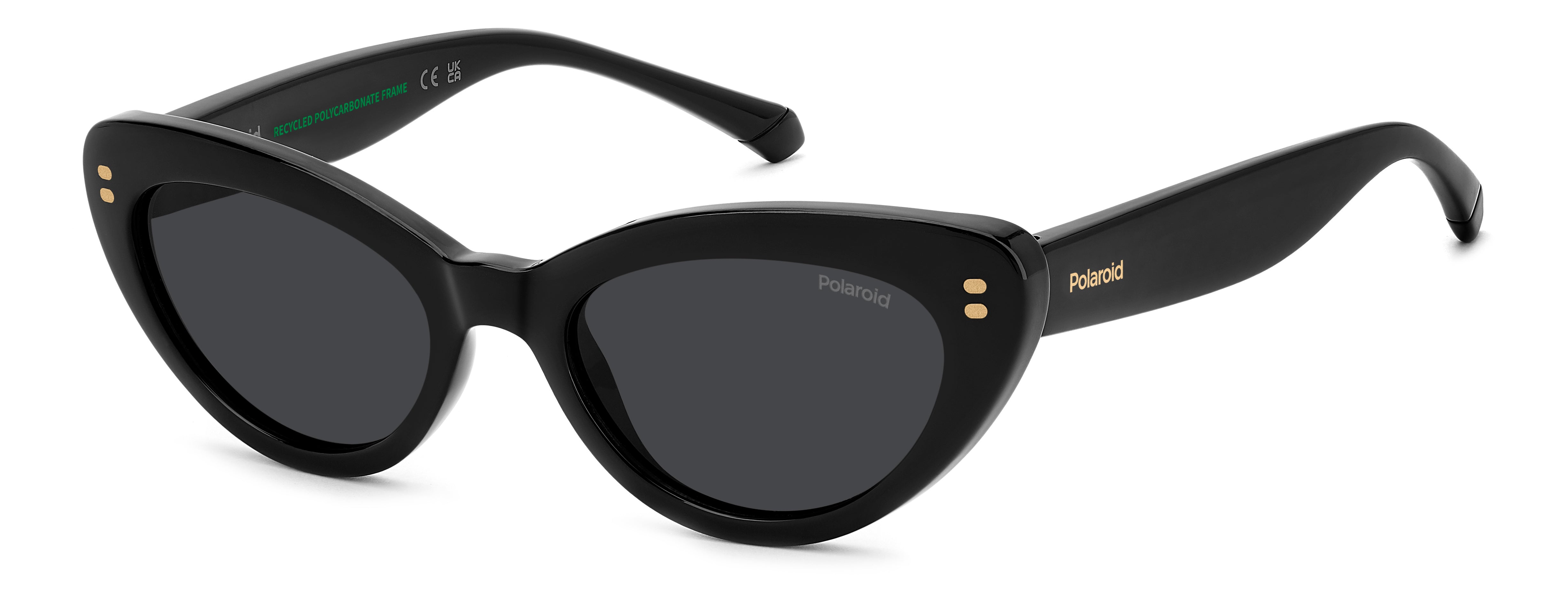 Polaroid Junior Polaroid PLD 8068/S 807/M9 Occhiali da sole bambino Policarbonato Nero Grigio Cat Eye Polarizzata Polaroid Junior Polaroid PLD 8068/S 807/M9 Occhiali da sole bambino Policarbonato Nero Grigio Cat Eye Polarizzata