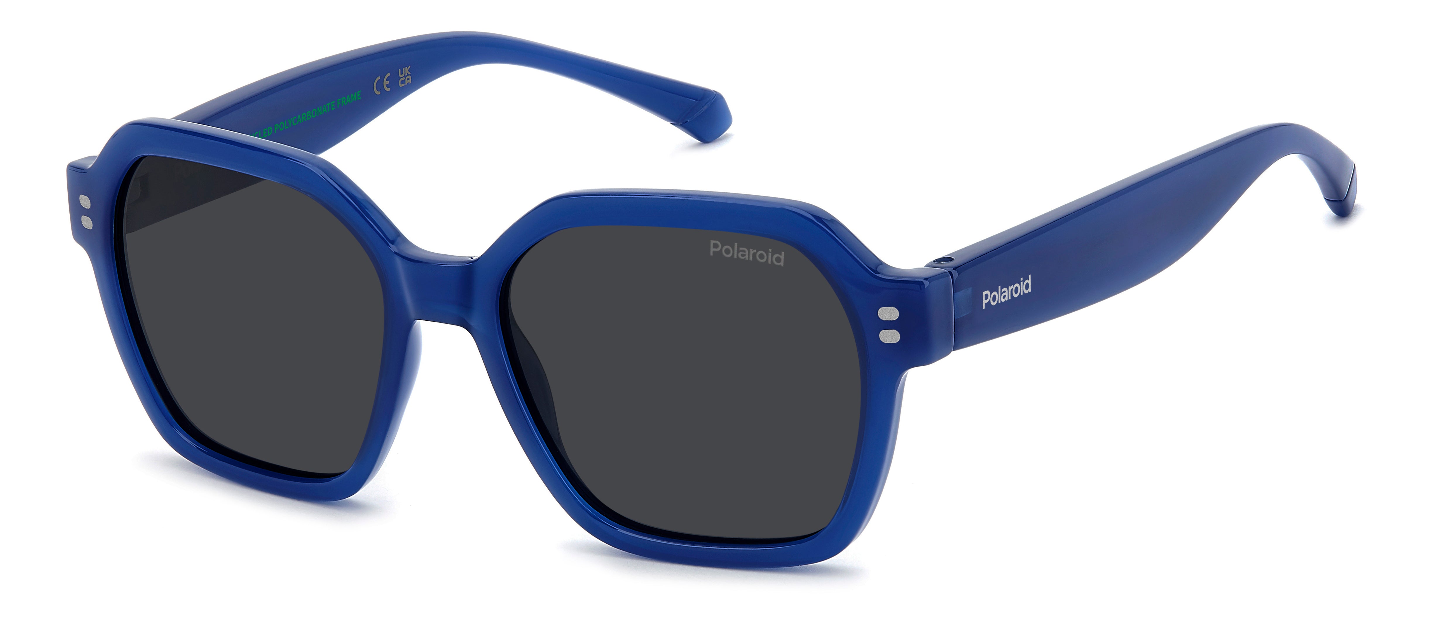 Polaroid Junior Polaroid PLD 8069/S PJP/M9 Occhiali da sole bambino Policarbonato Blu Grigio Squadrata Polarizzata
