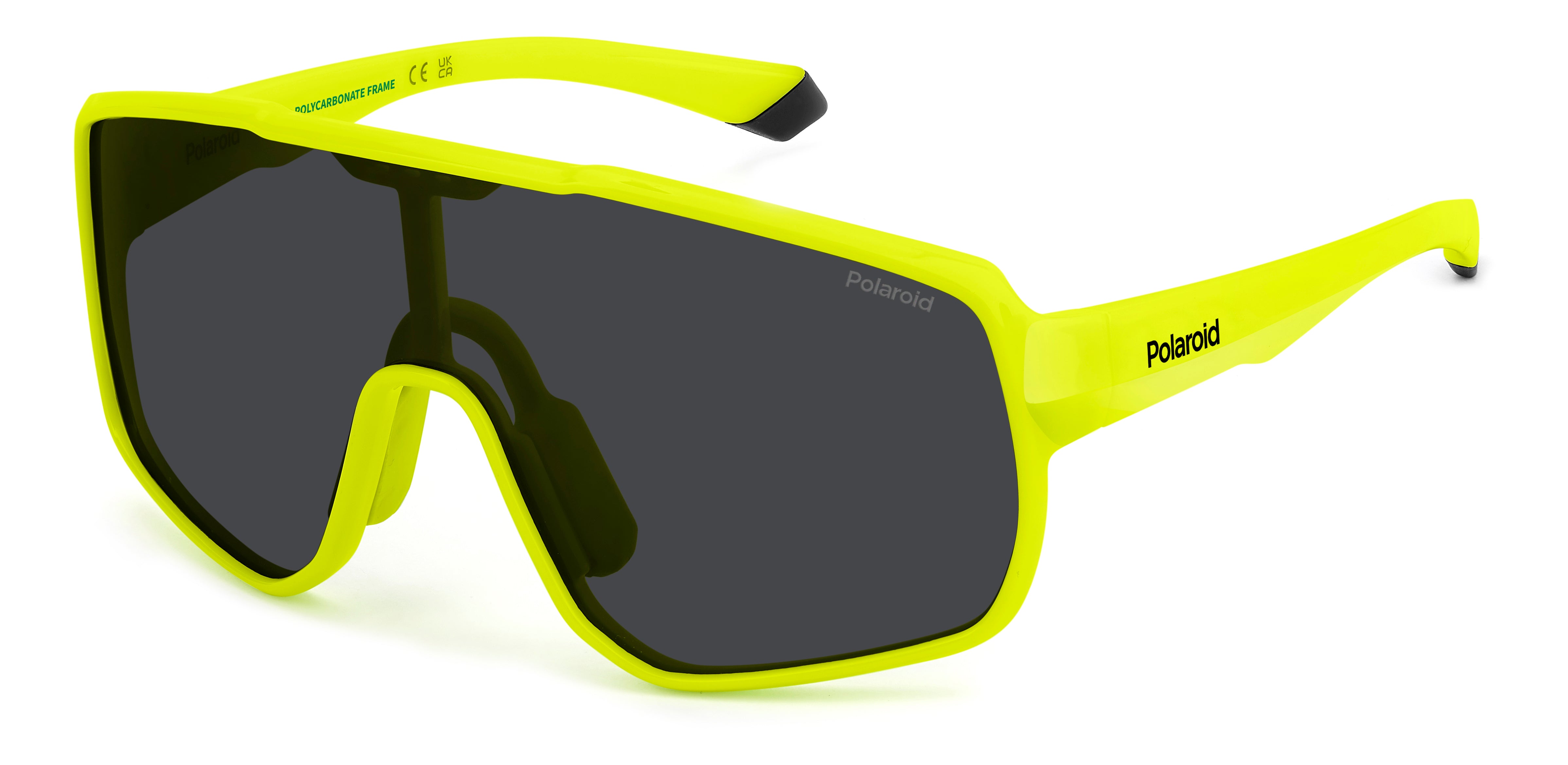 Polaroid Junior Polaroid PLD 8070/S 6DX/M9 Occhiali da sole bambino Policarbonato Giallo Grigio Maschera Polarizzata