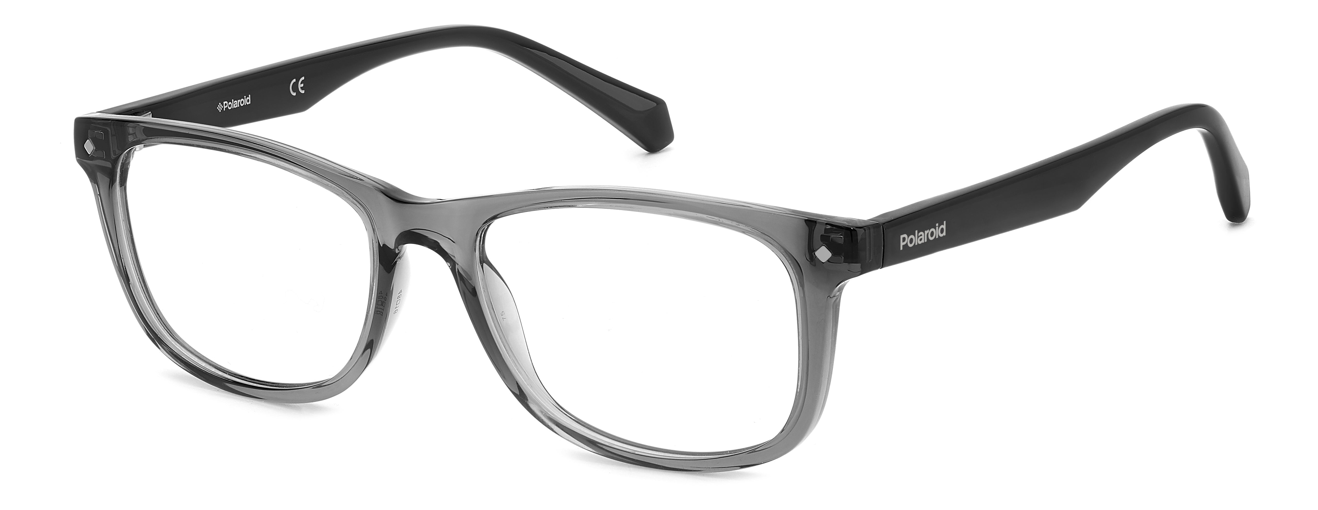 Polaroid Junior Polaroid PLD D813 R6S Montature da vista bambino Plastica Grigio Squadrata Polaroid Junior Polaroid PLD D813 R6S Montature da vista bambino Plastica Grigio Squadrata