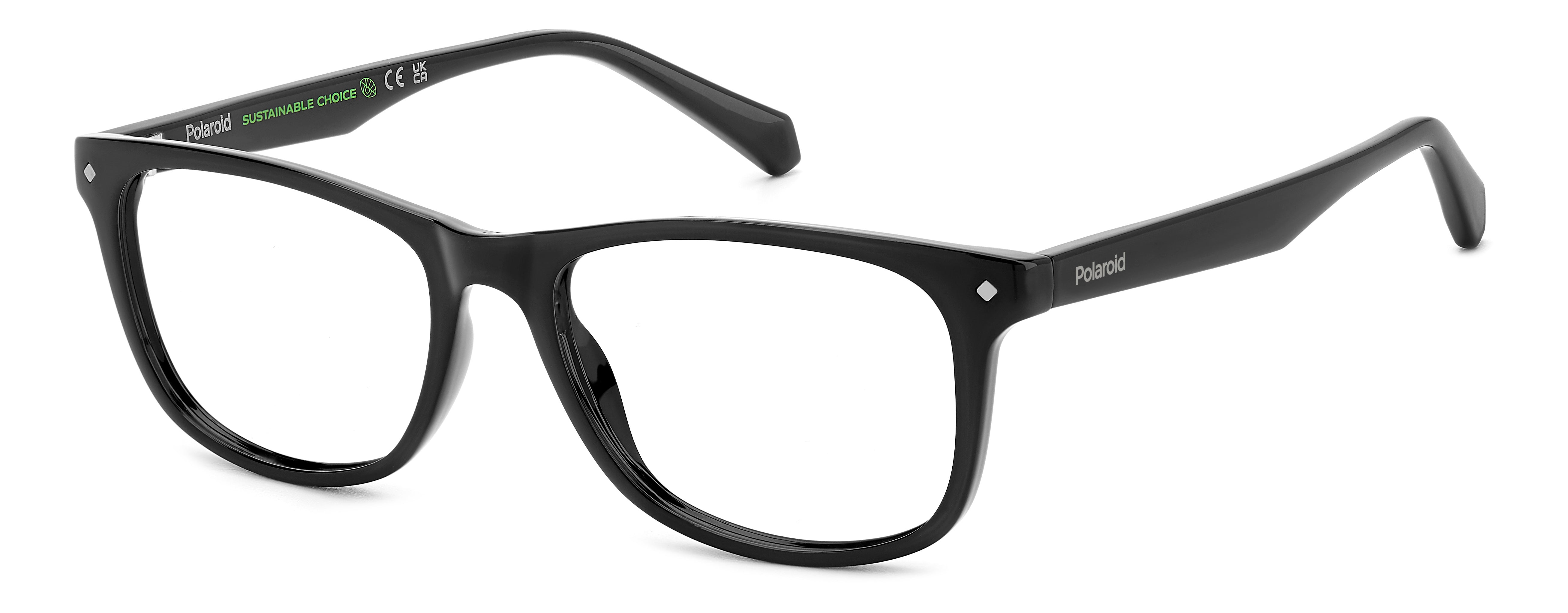 Polaroid Junior Polaroid PLD D813/T 807 Montature da vista bambino Plastica Nero Squadrata Polaroid Junior Polaroid PLD D813/T 807 Montature da vista bambino Plastica Nero Squadrata