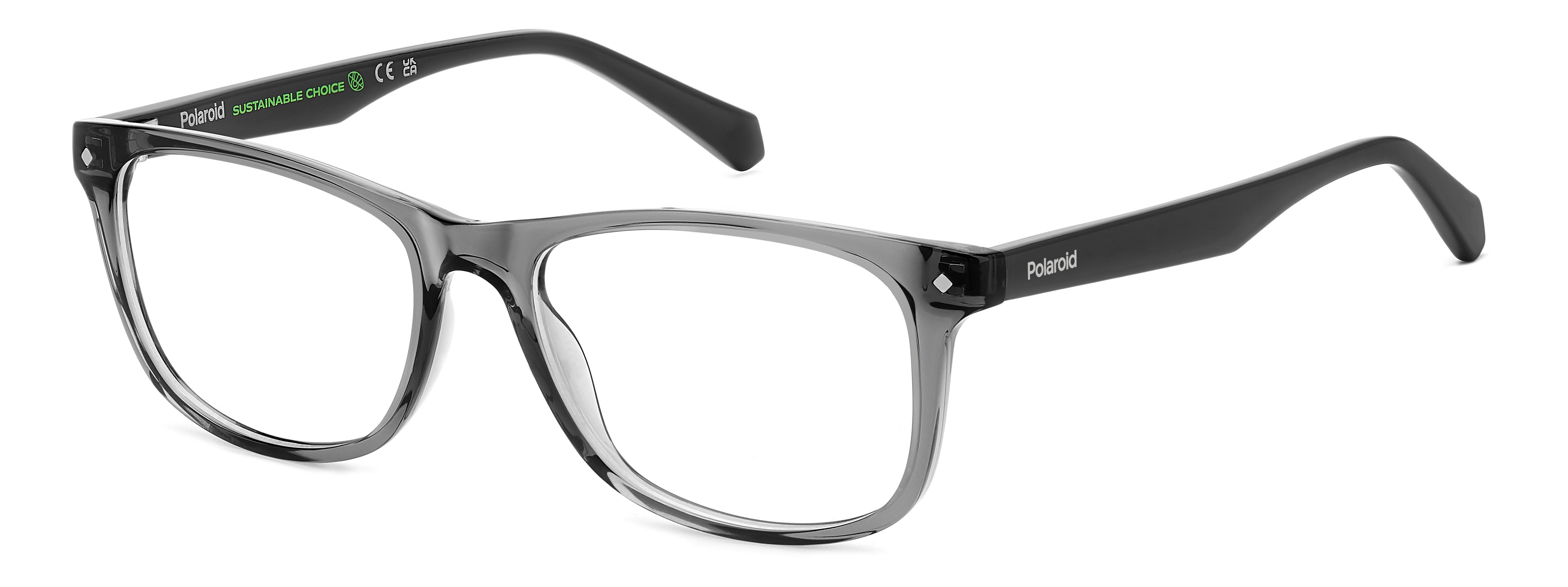 Polaroid Junior Polaroid PLD D813/T R6S Montature da vista bambino Plastica Grigio Squadrata