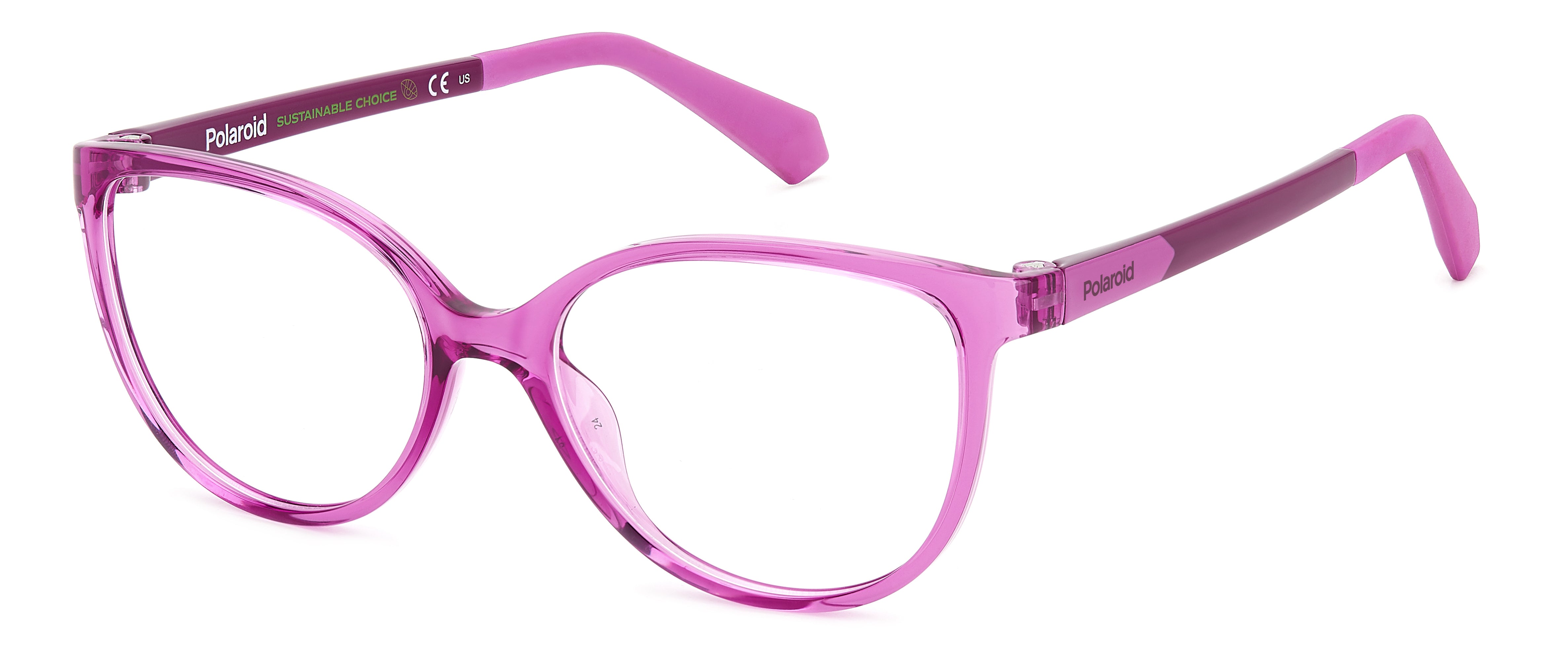 Polaroid Junior Polaroid PLD D825 B3V Montature da vista bambino Plastica Viola Cat Eye