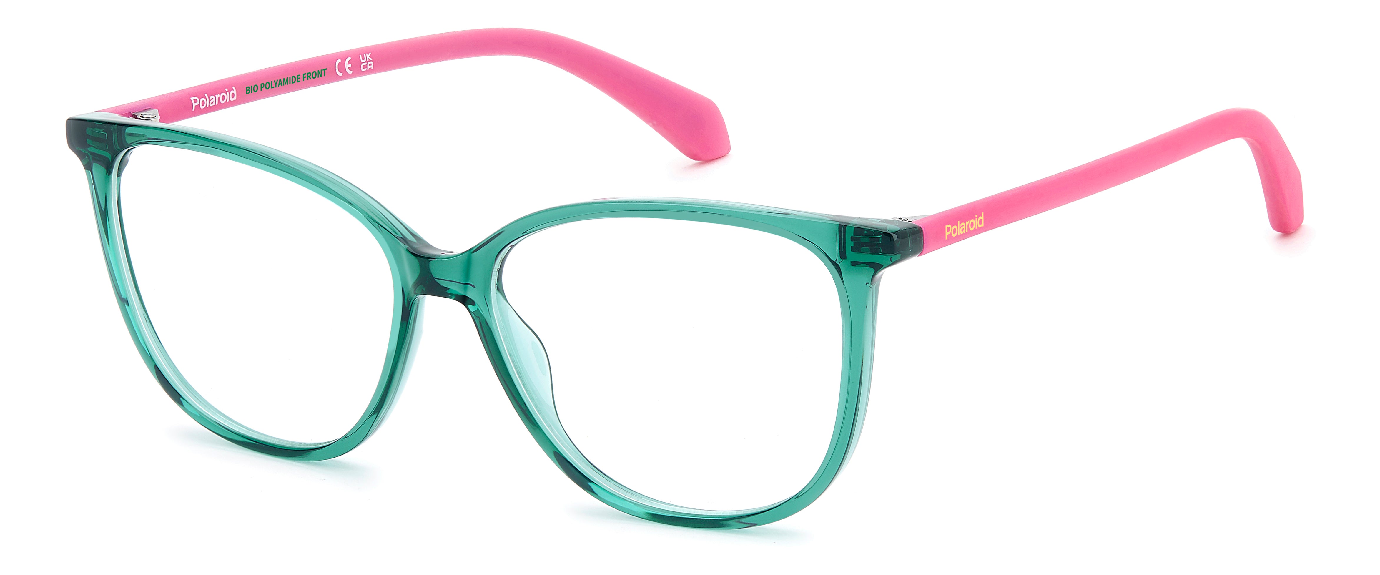 Polaroid Junior Polaroid PLD D853 1ED Montature da vista bambino Eco-poliammide Verde Farfalla Normale Polaroid Junior Polaroid PLD D853 1ED Montature da vista bambino Eco-poliammide Verde Farfalla Normale