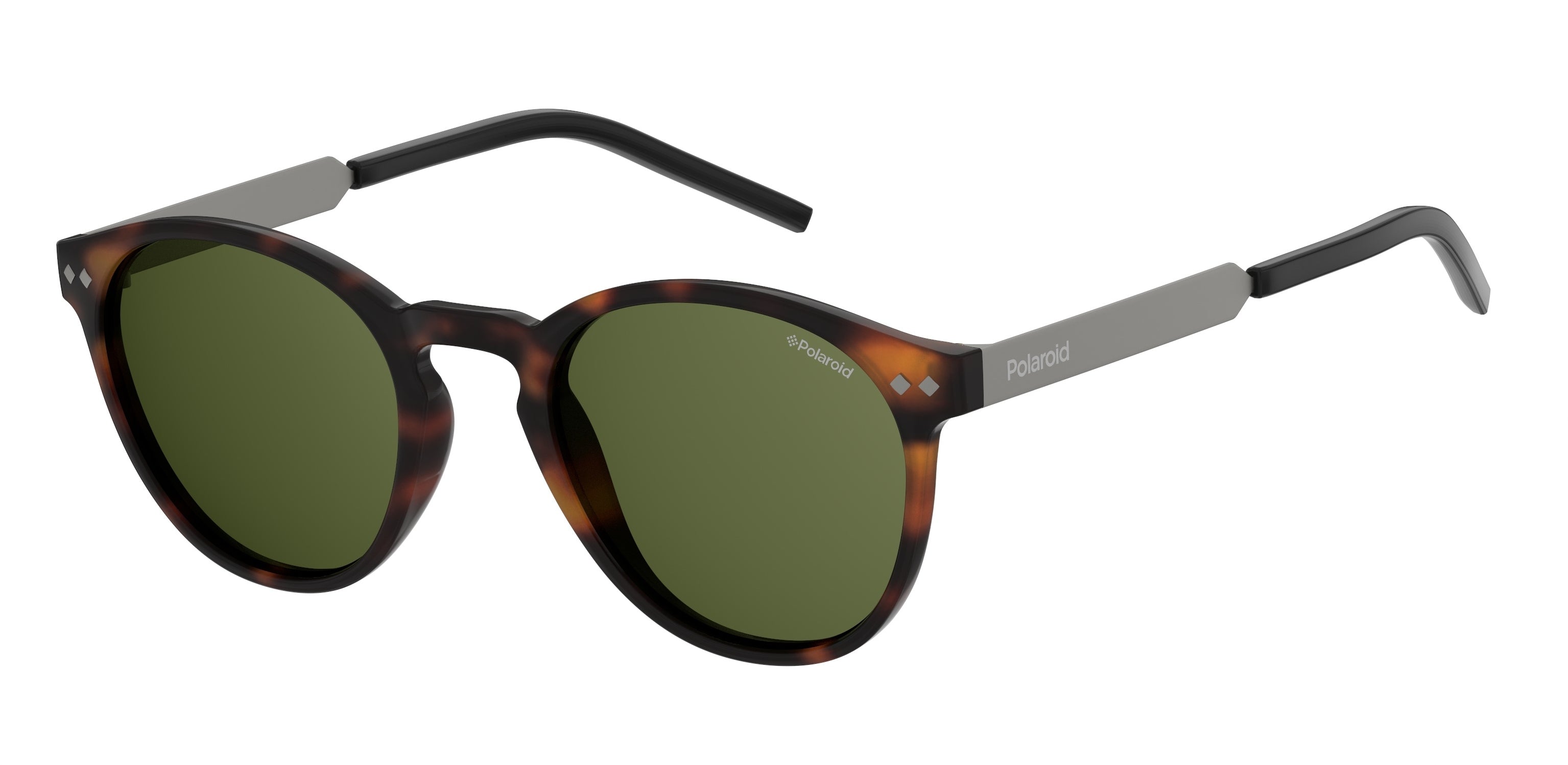 Polaroid Unisex Polaroid PLD 1029/S N9P/UC Occhiali da sole Plastica Havana Rotonda Polarizzata