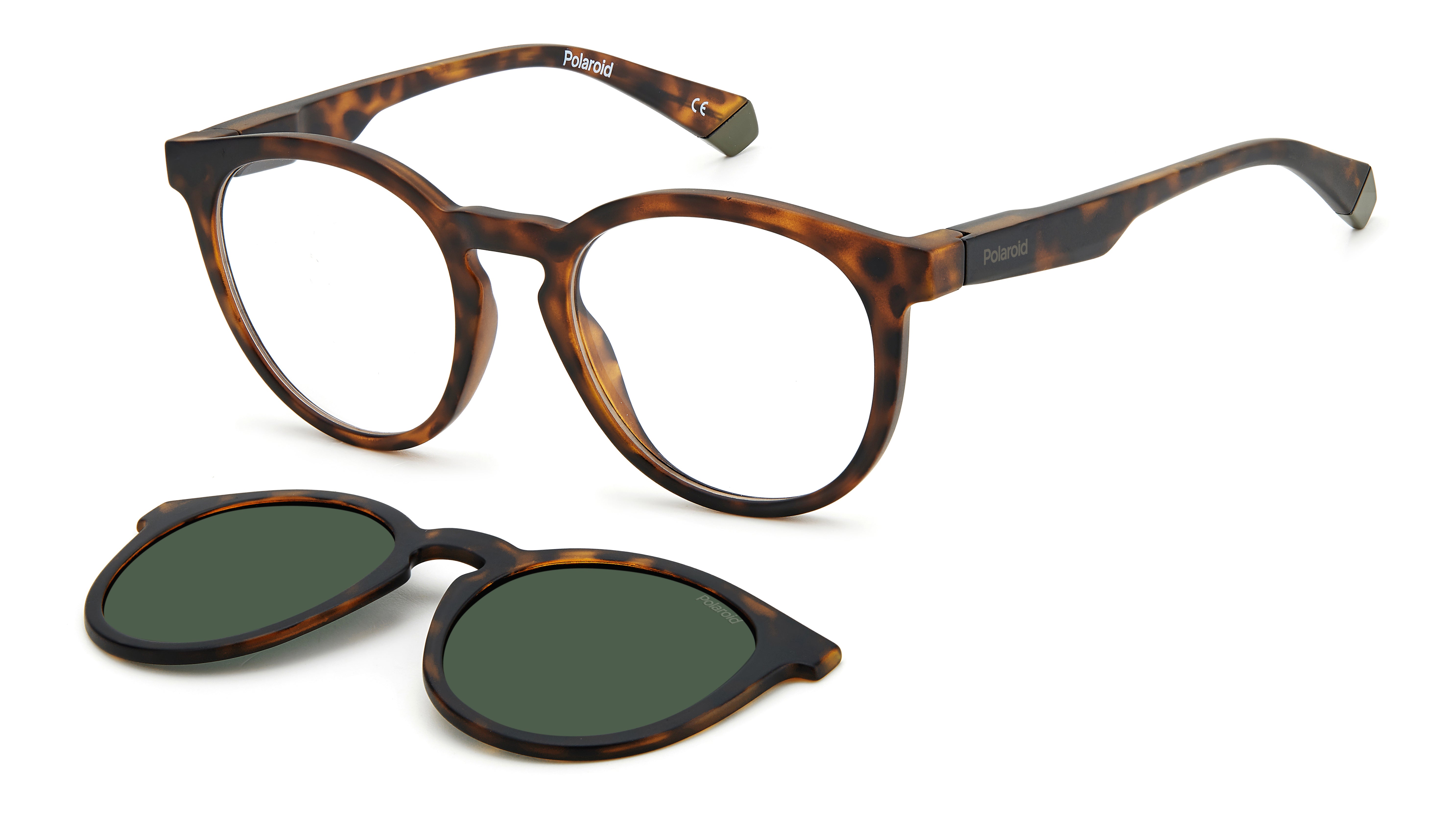 Polaroid Unisex Polaroid PLD 2132/CS N9P/UC Occhiali da sole Plastica Havana Verde Rotonda Polarizzata Clip-on Polaroid Unisex Polaroid PLD 2132/CS N9P/UC Occhiali da sole Plastica Havana Verde Rotonda Polarizzata Clip-on