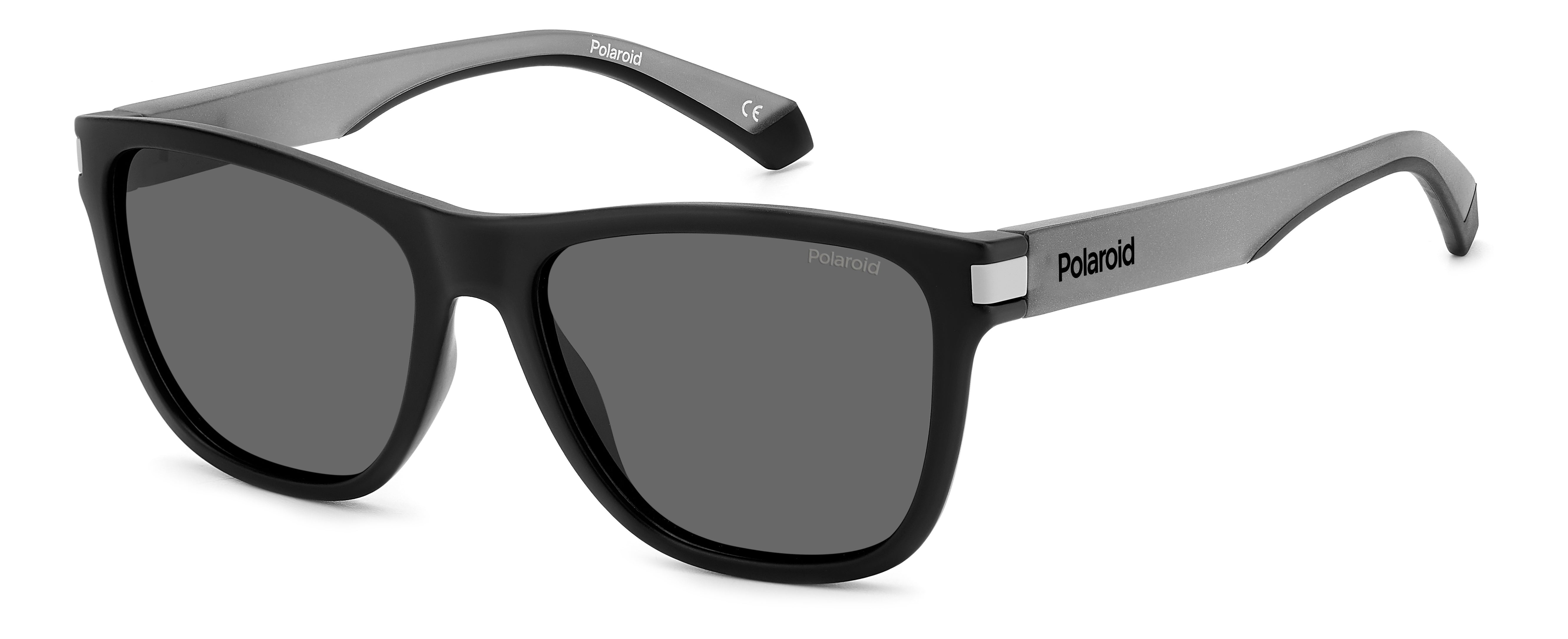 Polaroid Unisex Polaroid PLD 2138/S O6W/M9 Occhiali da sole Plastica Nero opaco/Grigio Grigio Squadrata Polarizzata