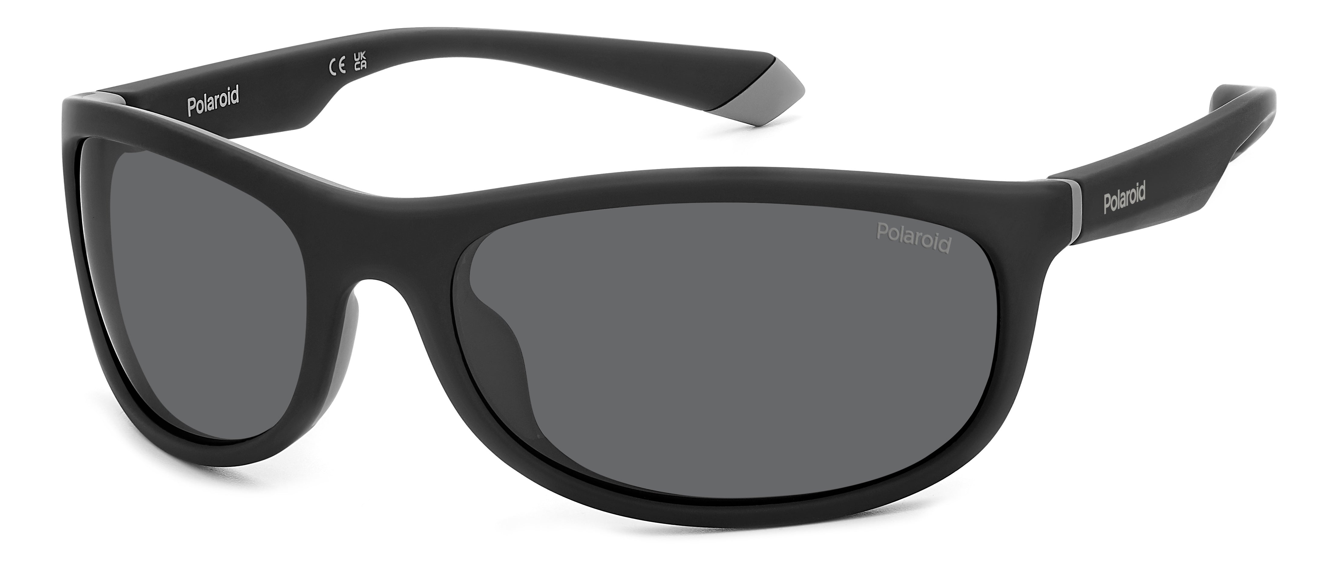 Polaroid Unisex Polaroid PLD 2154/S O6W/M9 Occhiali da sole Gomma Nero Grigio Avvolgente Polarizzata