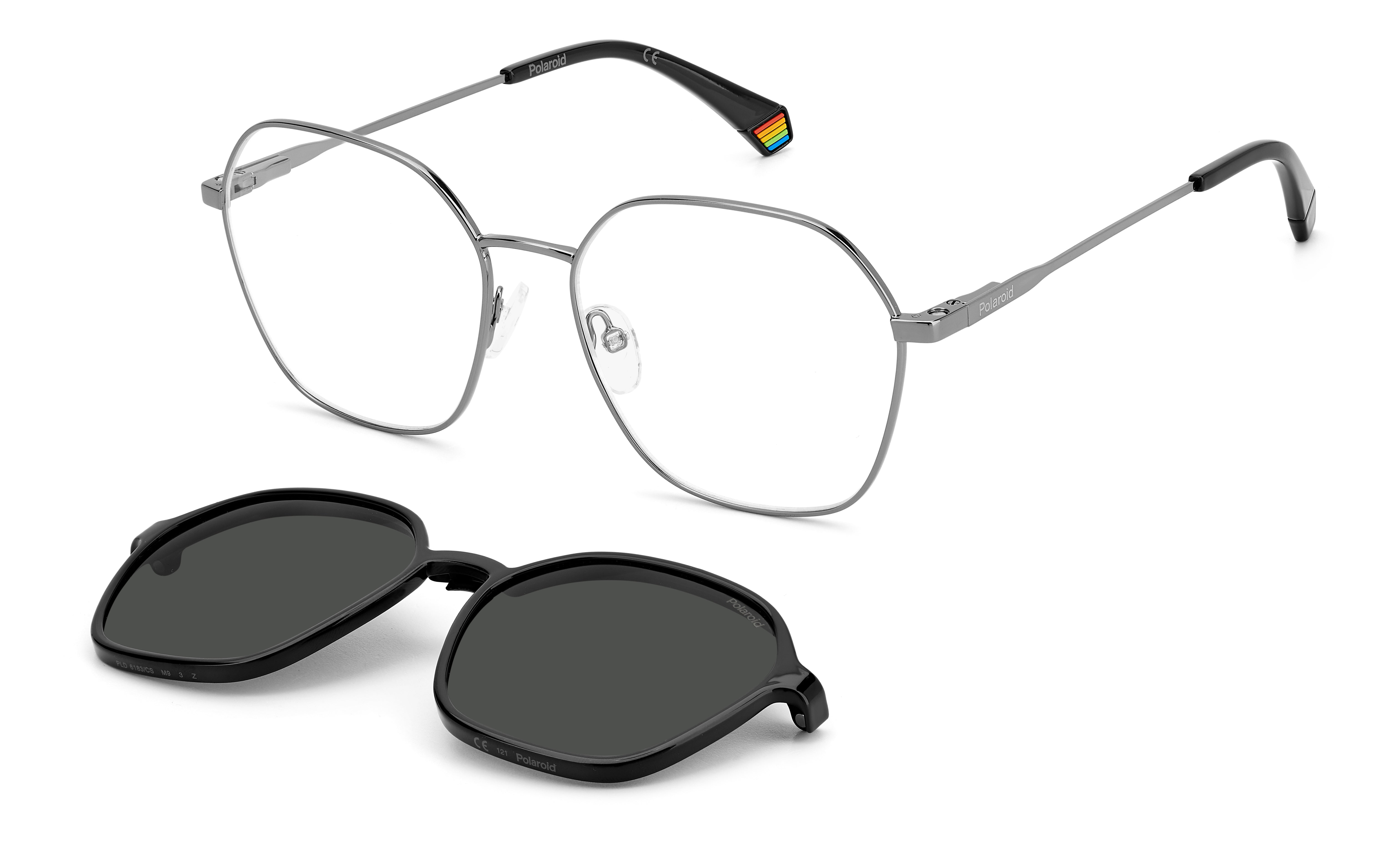 Polaroid Unisex Polaroid PLD 6183/CS V81/M9 Occhiali da sole Acciaio Canna di fucile Grigio Geometrica Polarizzata Polaroid Unisex Polaroid PLD 6183/CS V81/M9 Occhiali da sole Acciaio Canna di fucile Grigio Geometrica Polarizzata