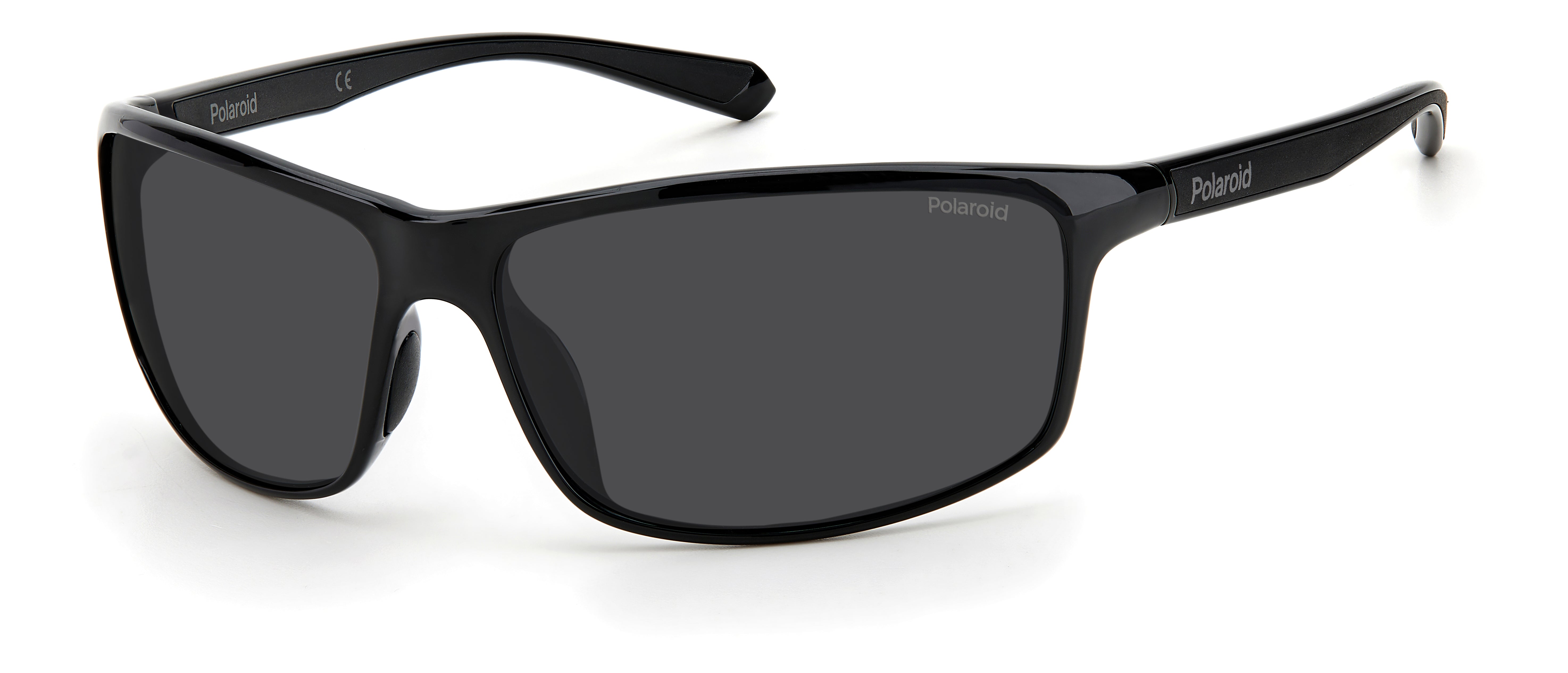 Polaroid Unisex Polaroid PLD 7036/S 807/M9 Occhiali da sole Plastica Nero Grigio Squadrata