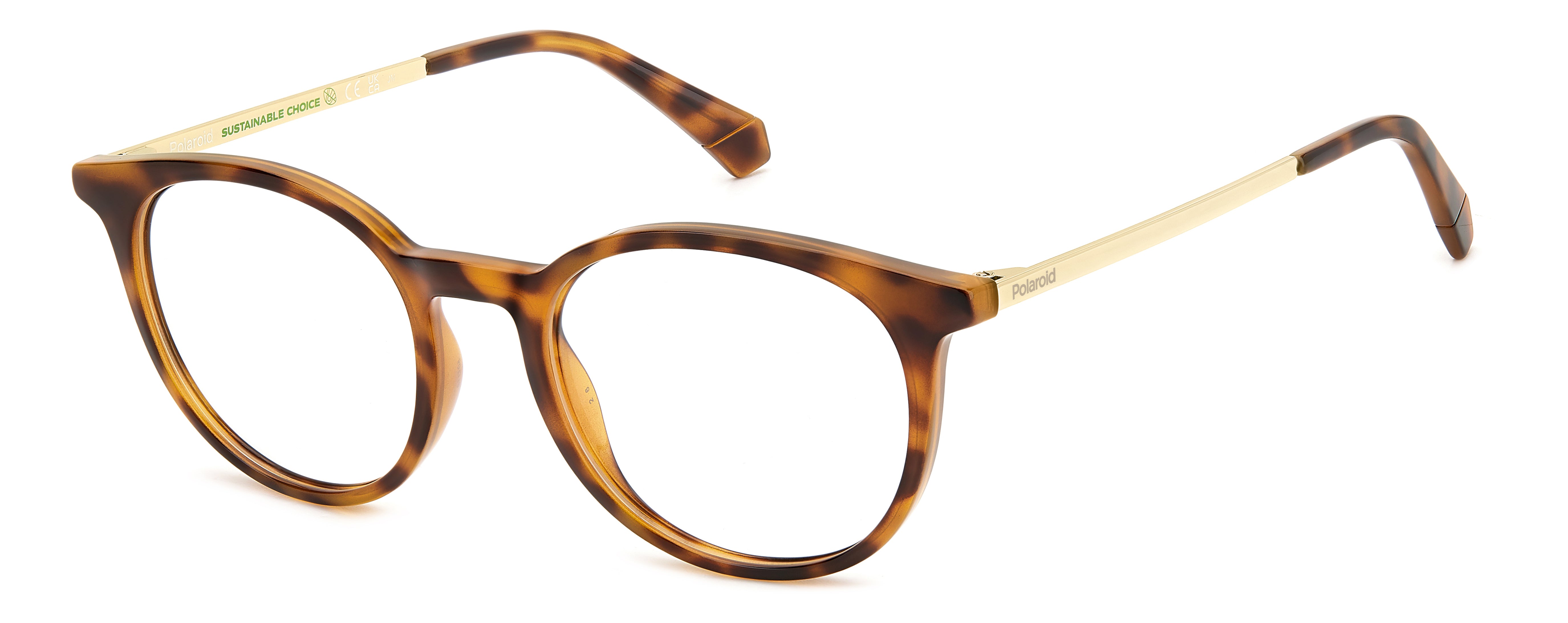 Polaroid Unisex Polaroid PLD D496 086 Montature da vista Plastica Havana Rotonda Polaroid Unisex Polaroid PLD D496 086 Montature da vista Plastica Havana Rotonda