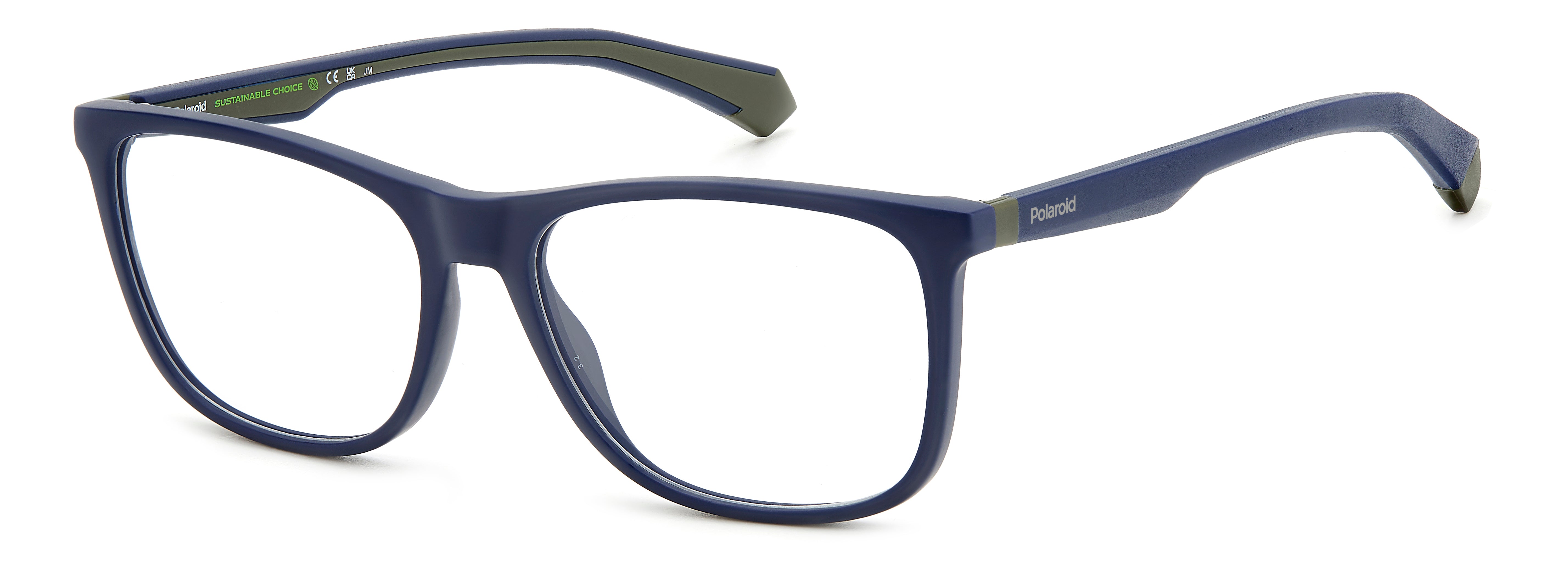 Polaroid Unisex Polaroid PLD D517 PJP Montature da vista Plastica Blu Squadrata Polaroid Unisex Polaroid PLD D517 PJP Montature da vista Plastica Blu Squadrata