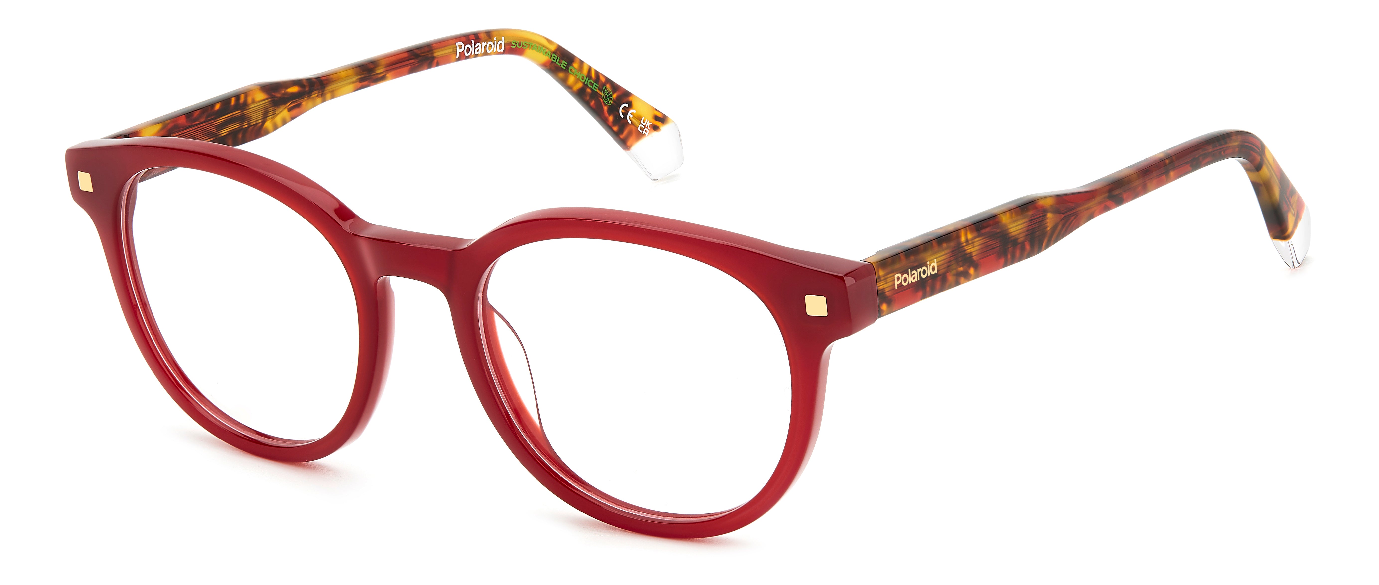 Polaroid Unisex Polaroid PLD D519 LHF Montature da vista Bio-acetato Bordeaux Pantos Polaroid Unisex Polaroid PLD D519 LHF Montature da vista Bio-acetato Bordeaux Pantos