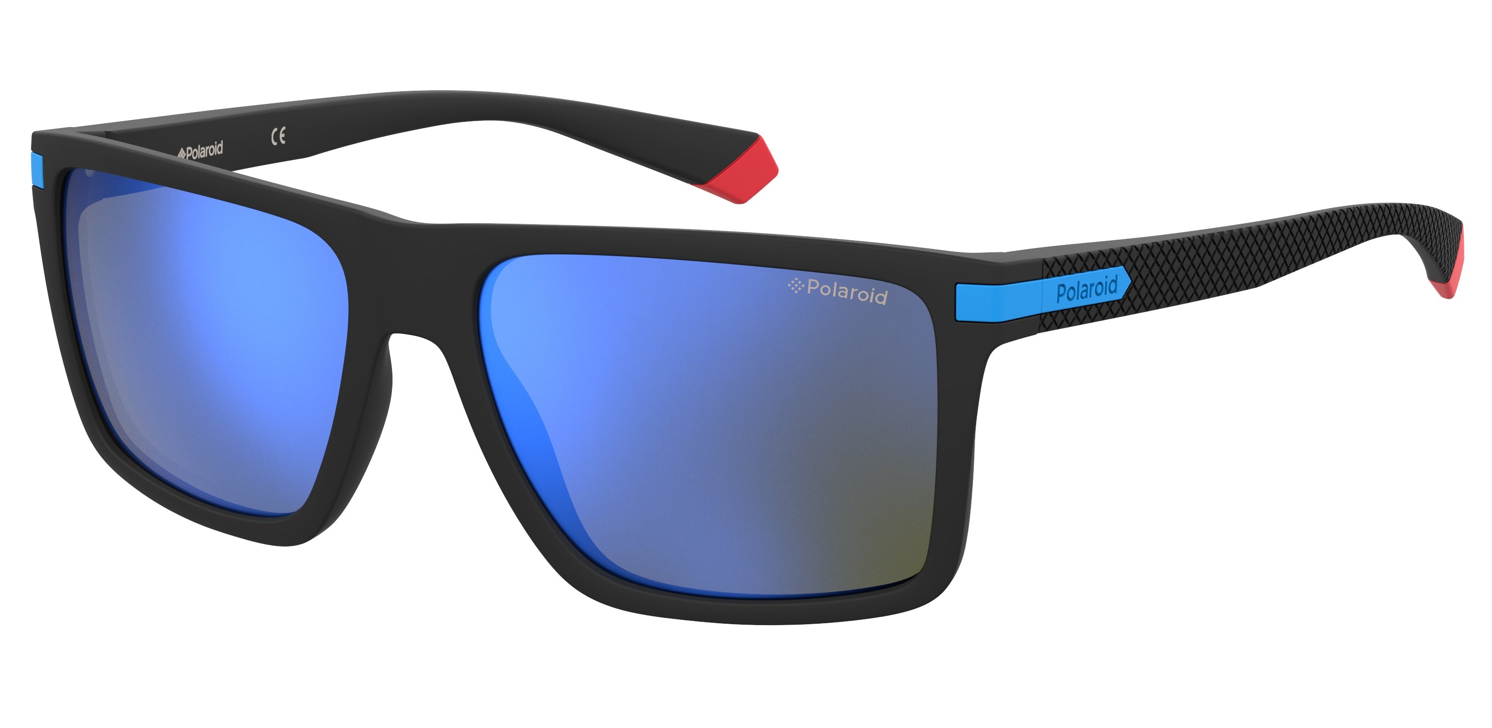 Polaroid Uomo Polaroid PLD 2098/S D51/5X Occhiali da sole Plastica Nero Blu Squadrata Polarizzata Specchiato Polaroid Uomo Polaroid PLD 2098/S D51/5X Occhiali da sole Plastica Nero Blu Squadrata Polarizzata Specchiato