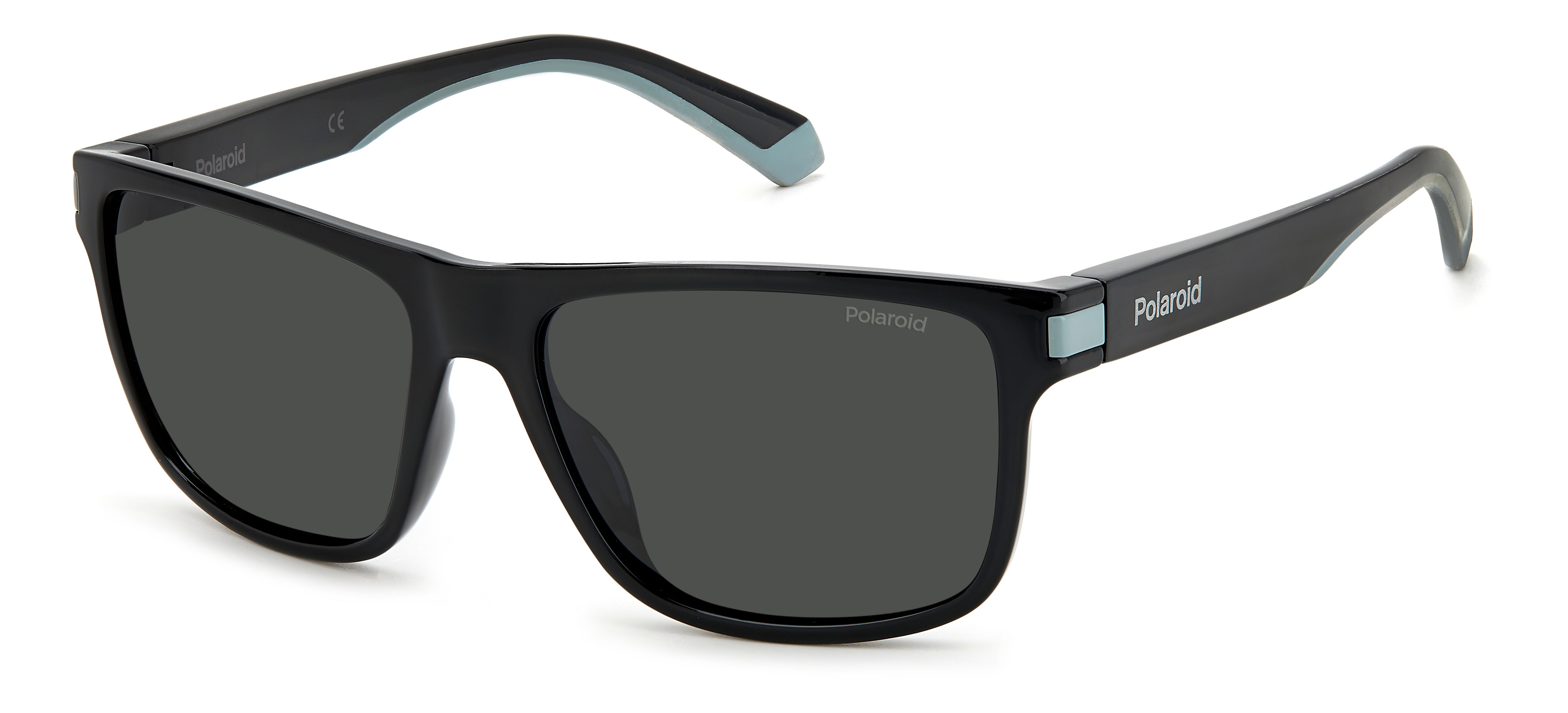 Polaroid Uomo Polaroid PLD 2123/S 08A/M9 Occhiali da sole Plastica Nero Grigio Squadrata Polaroid Uomo Polaroid PLD 2123/S 08A/M9 Occhiali da sole Plastica Nero Grigio Squadrata