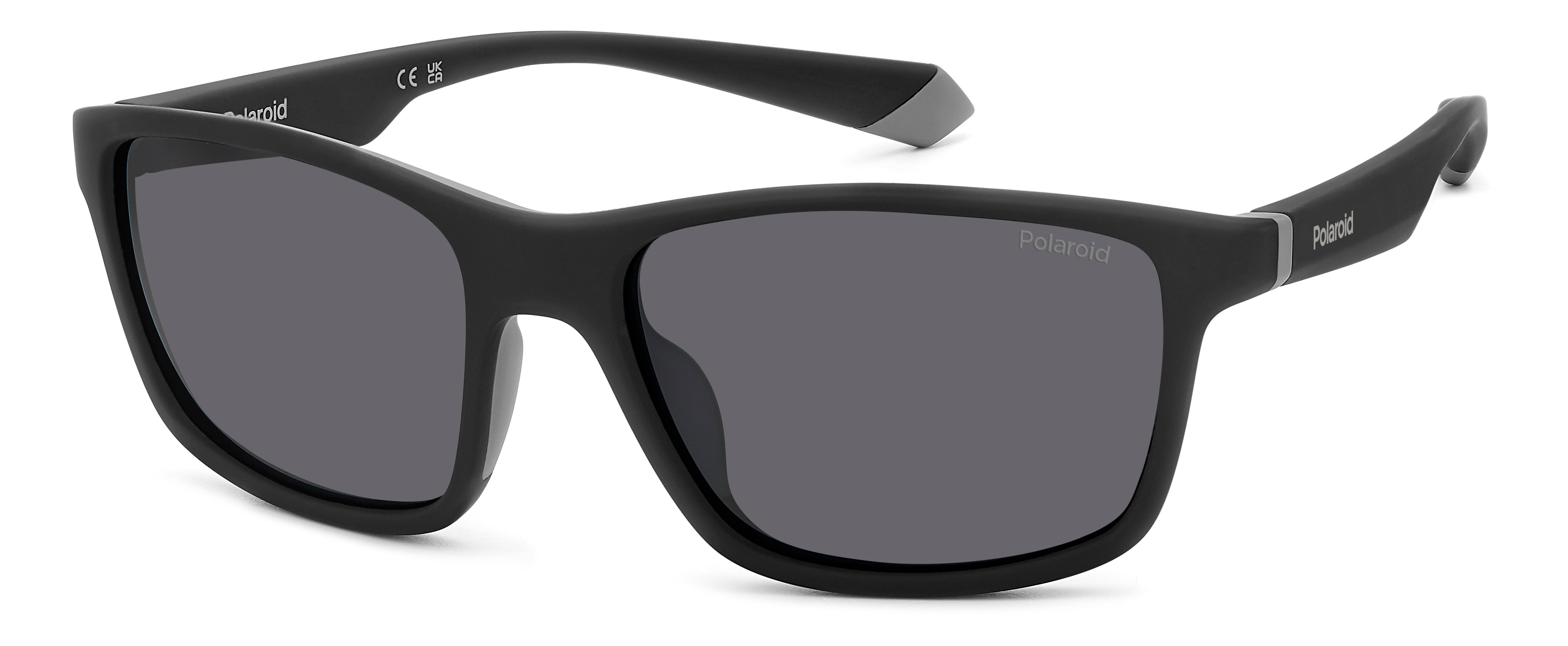 Polaroid Uomo Polaroid PLD 2153/S O6W/M9 Occhiali da sole Gomma Nero Grigio Avvolgente Polarizzata