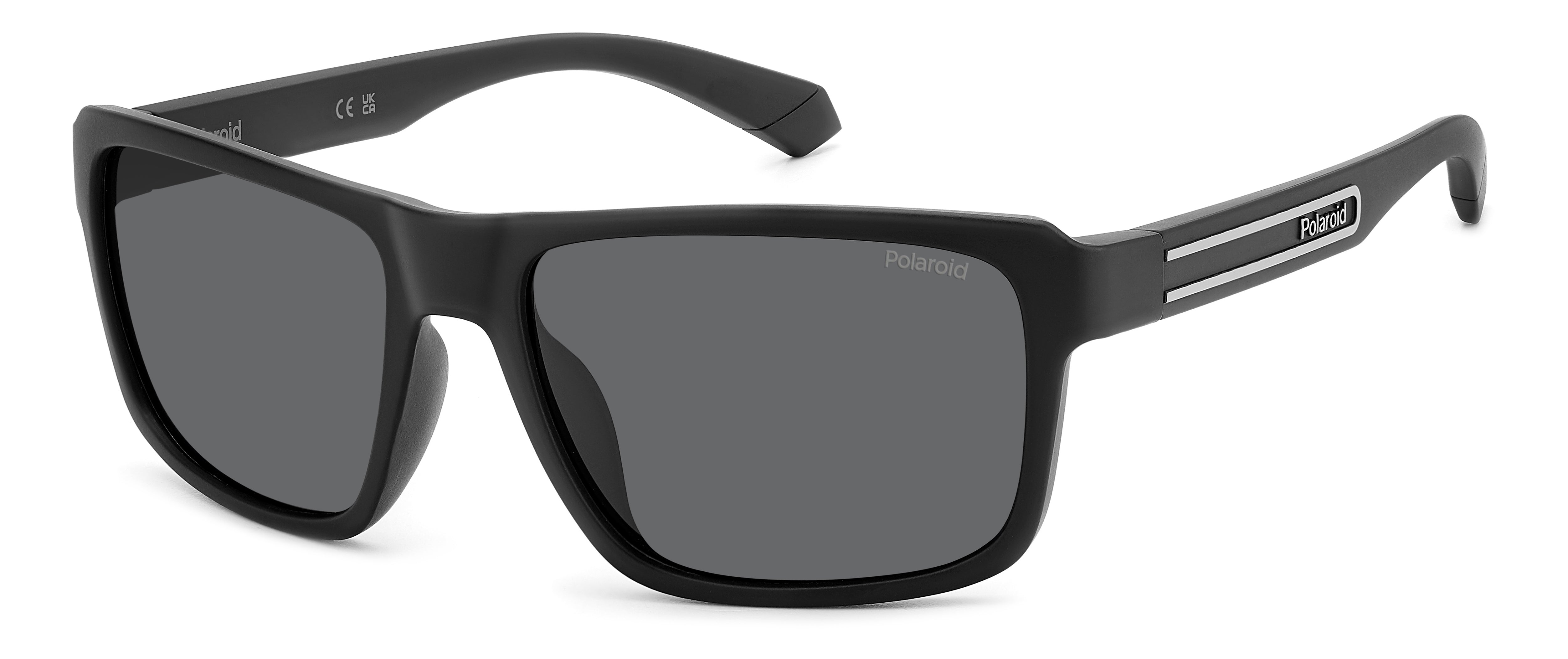 Polaroid Uomo Polaroid PLD 2158/S 807/M9 Occhiali da sole Policarbonato Nero Grigio Geometrica Polarizzata