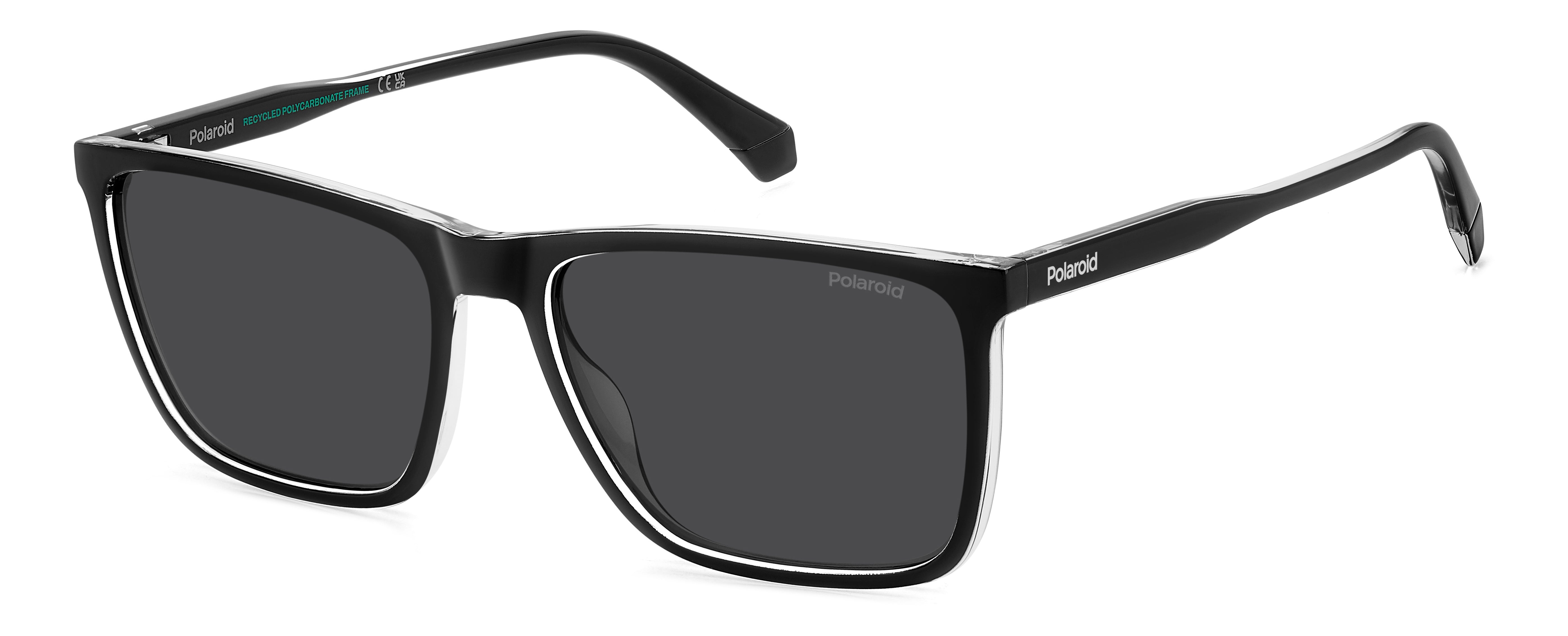 Polaroid Uomo Polaroid PLD 4180/S 7C5/M9 Occhiali da sole Policarbonato Nero Grigio Squadrata Polarizzata Polaroid Uomo Polaroid PLD 4180/S 7C5/M9 Occhiali da sole Policarbonato Nero Grigio Squadrata Polarizzata