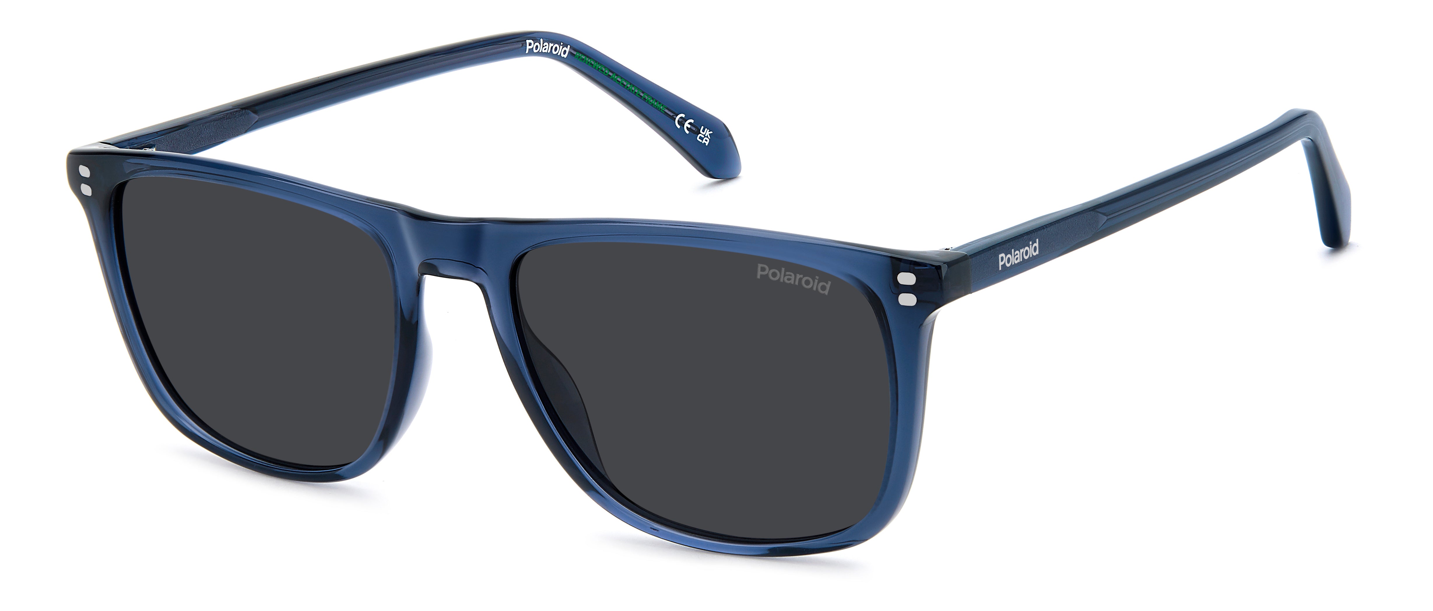 Polaroid Uomo Polaroid PLD 4202/S/X PJP/M9 Occhiali da sole Acetato Blu Grigio Squadrata Polarizzata Polaroid Uomo Polaroid PLD 4202/S/X PJP/M9 Occhiali da sole Acetato Blu Grigio Squadrata Polarizzata