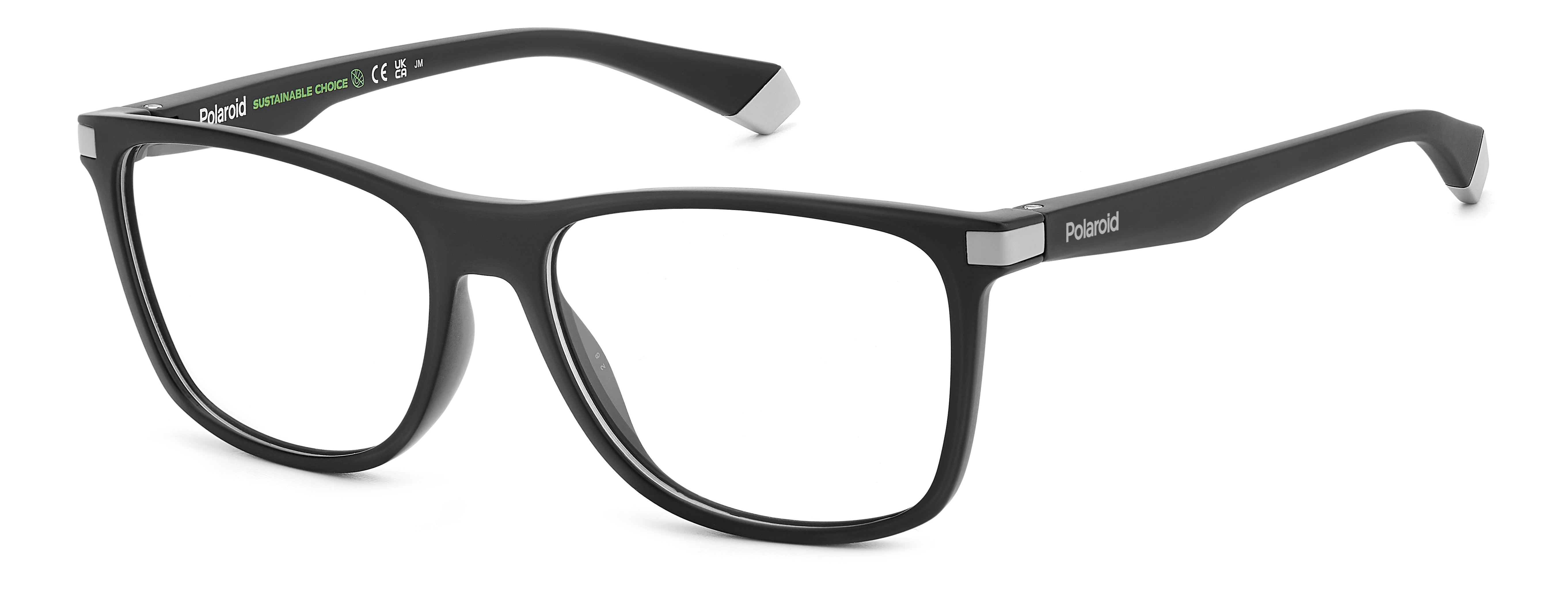 Polaroid Uomo Polaroid PLD D514 O6W Montature da vista Plastica Nero opaco/Grigio Squadrata Polaroid Uomo Polaroid PLD D514 O6W Montature da vista Plastica Nero opaco/Grigio Squadrata