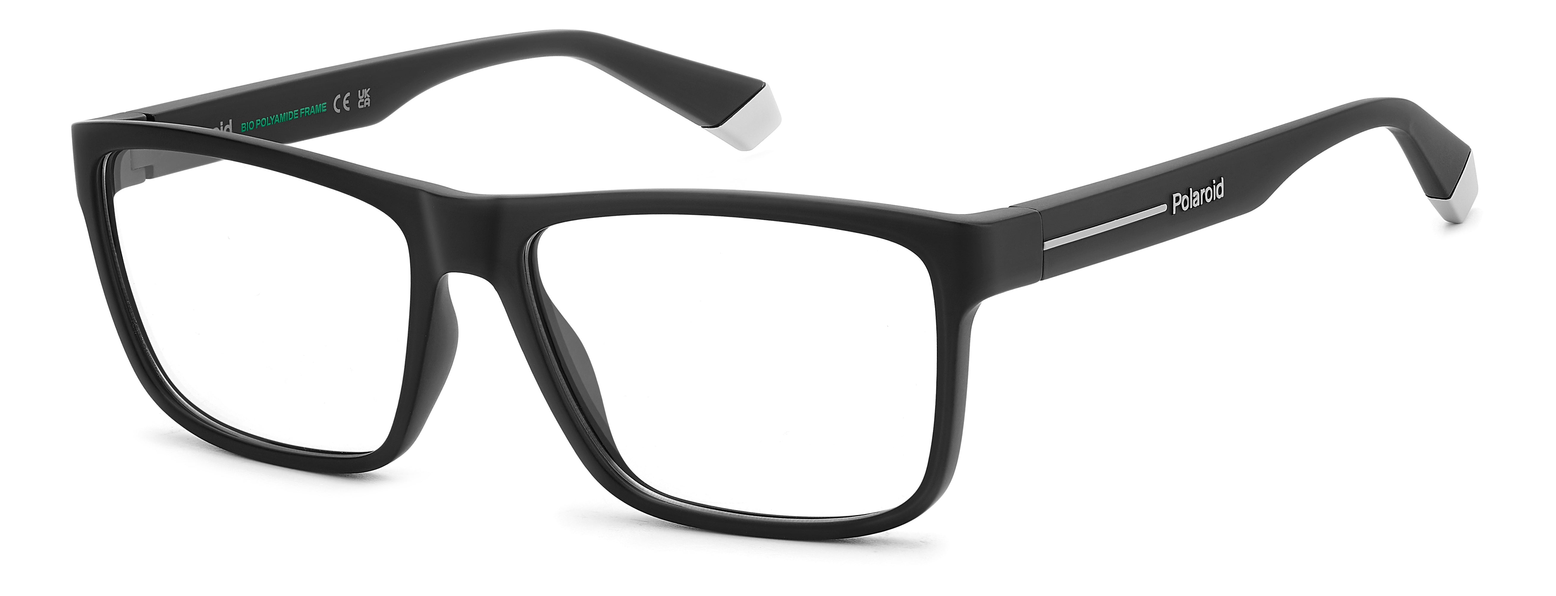 Polaroid Uomo Polaroid PLD D569 O6W Montature da vista Eco-poliammide Nero Squadrata Normale