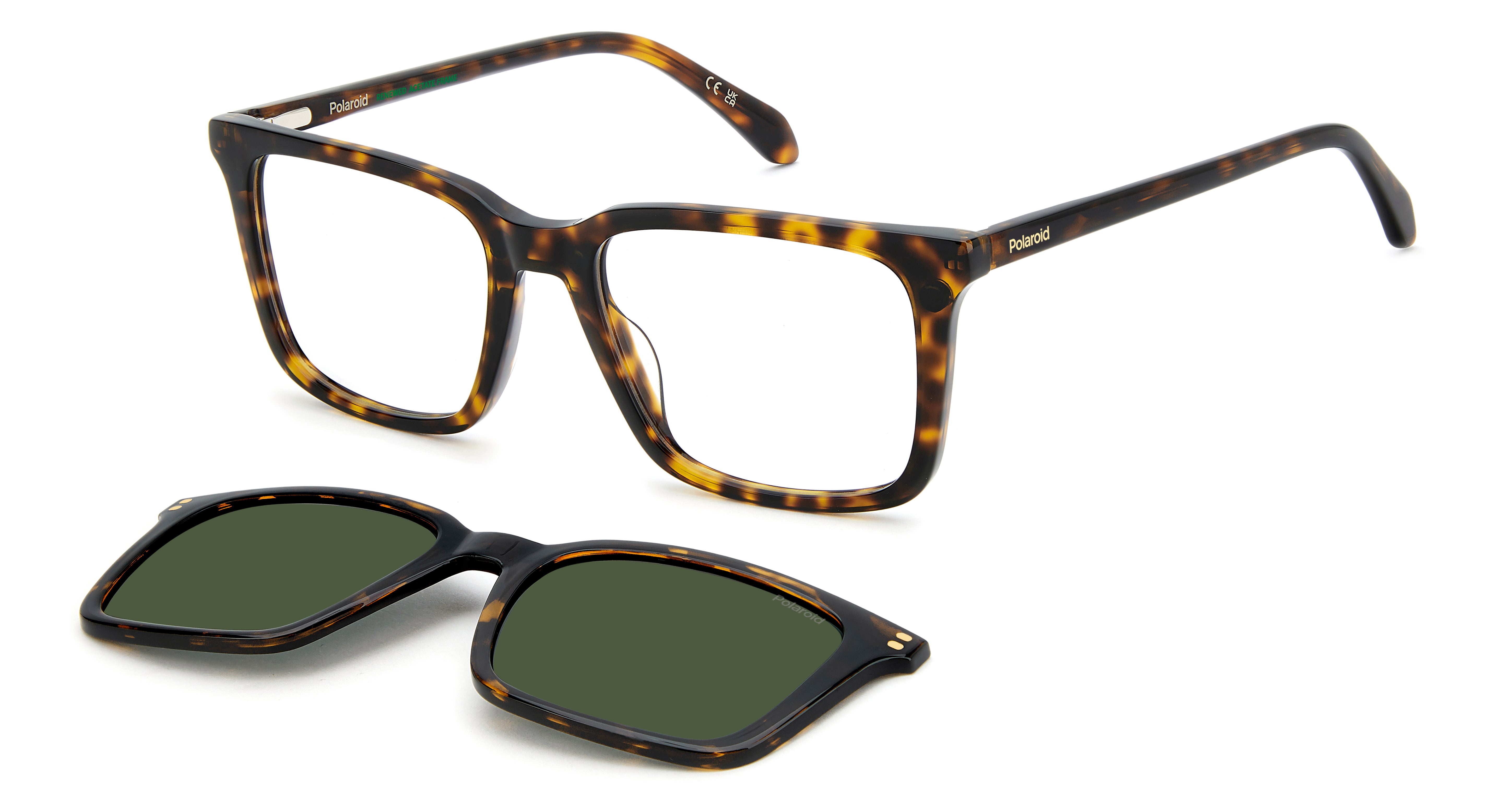 Polaroid Uomo Polaroid PLD D604/C 086/UC Montature da vista Acetato Havana Verde Squadrata Polarizzata Polaroid Uomo Polaroid PLD D604/C 086/UC Montature da vista Acetato Havana Verde Squadrata Polarizzata