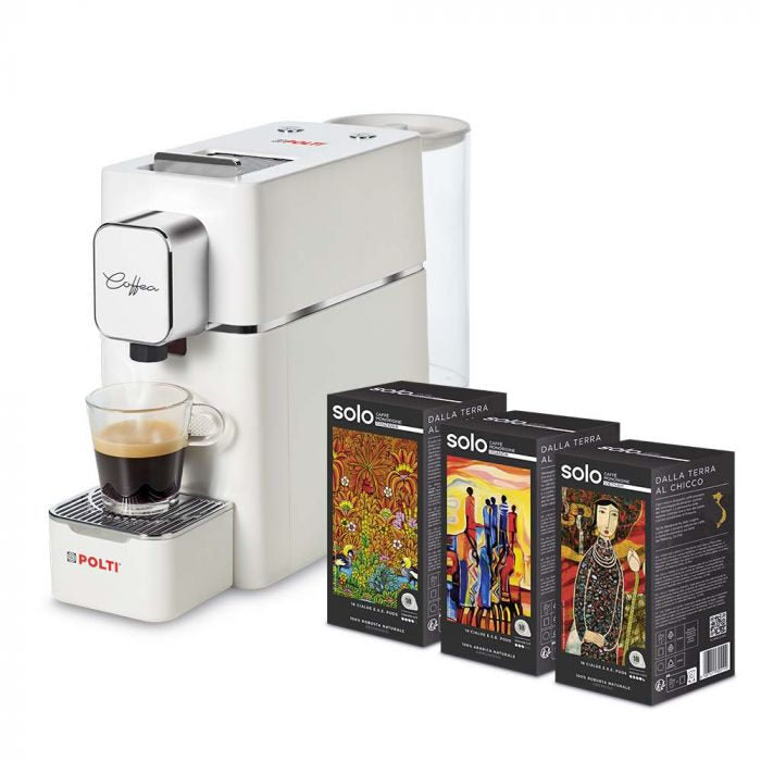 Polti - Macchina Da Caffé Cialde Ese Coffea S15w+54 Cialde-bianco