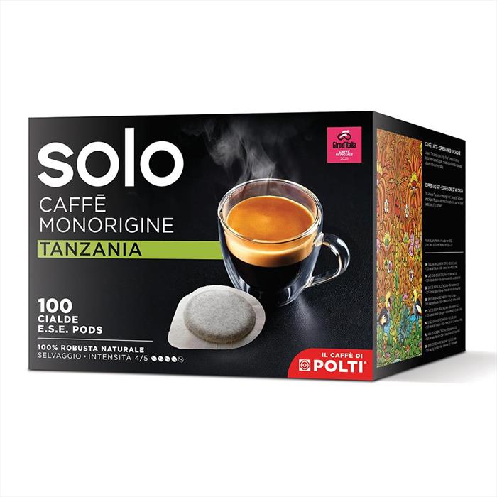 Polti - Solo Caffè Monorigine - Tanzania 100 Cialde-tanzania
