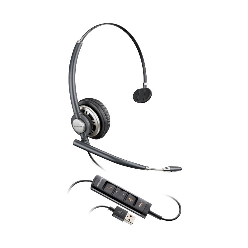 Poly cuffie monoaurali encorepro 715 usb-a taa