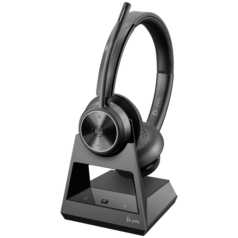 Poly cuffie savi 7320 stereo certificate per microsoft teams dect 1880-1900 mhz top