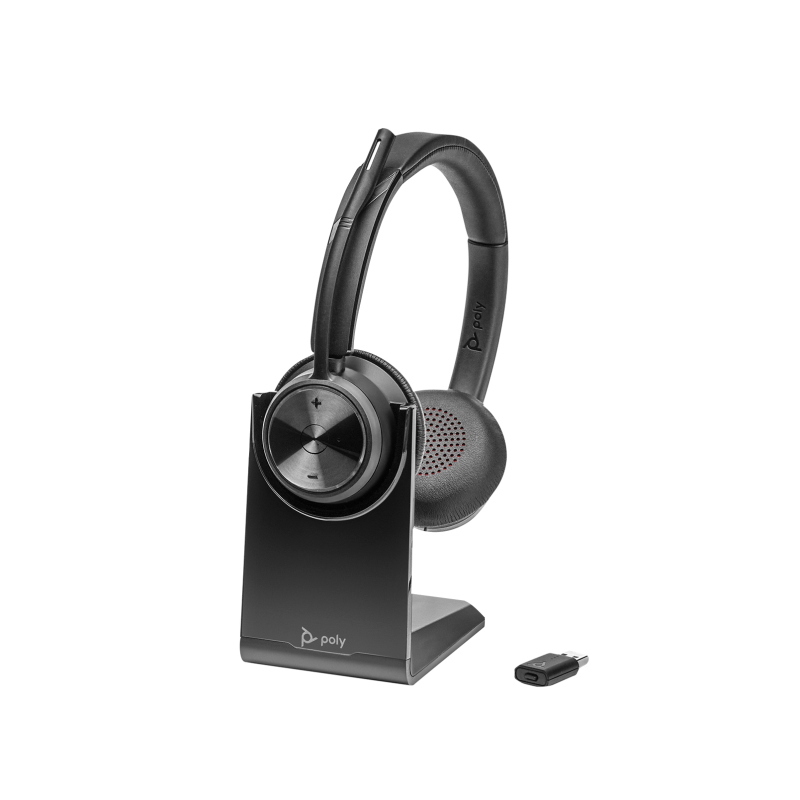 Poly cuffie stereo savi 7320 uc dect 1880-1900 mhz